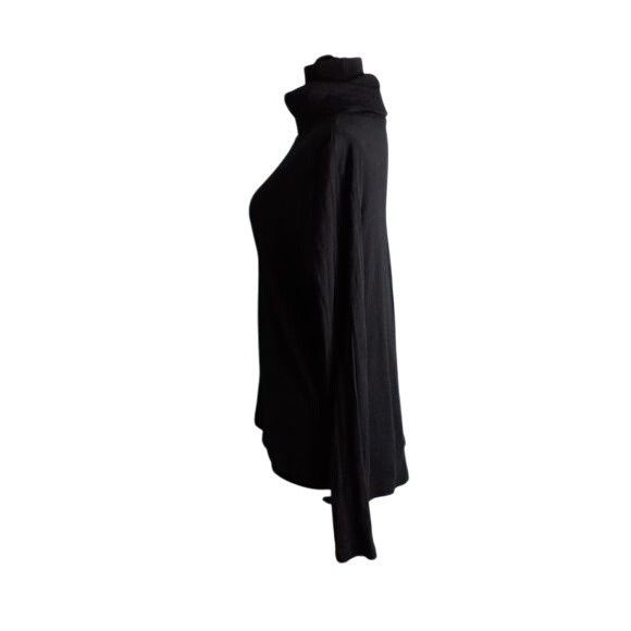 Madewell Madewell Size S Tee Shirt Black Cotton Turtleneck Long Sleev Size S / US 4 / IT 40 - 3 Thumbnail