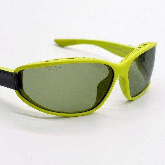 Gucci NEW GUCCI SUNGLASSES GREEN MEN EYEWEAR GUCCI GG2011S 002 Size ONE SIZE - 4 Thumbnail