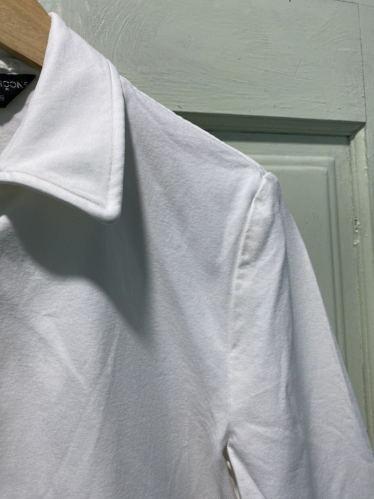 Comme des Garcons Homme Plus SS99 COMME des GARCONS Frill Period Polyester Shrunken Jcket Size US M / EU 48-50 / 2 - 6 Thumbnail