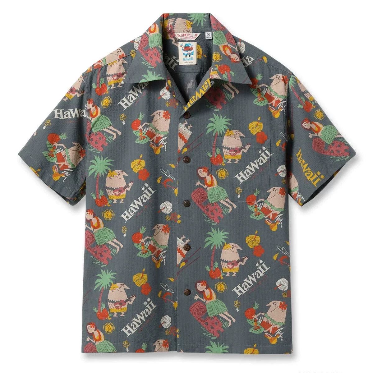 Sun Surf SUN SURF Hawaiian Short Sleeve Shirt Size US L / EU 52-54 / 3 - 1 Thumbnail