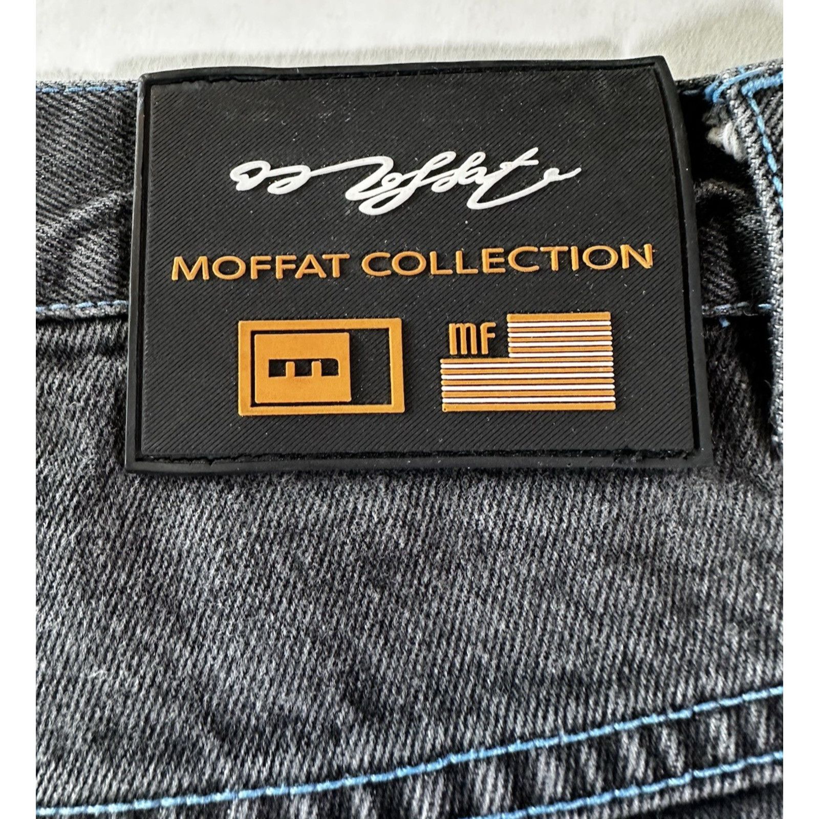 Other Moffat Baggy Cargo Shorts Black Denim sz 38 Hip Hop Y2K 90s Size US 38 / EU 54 - 3 Thumbnail