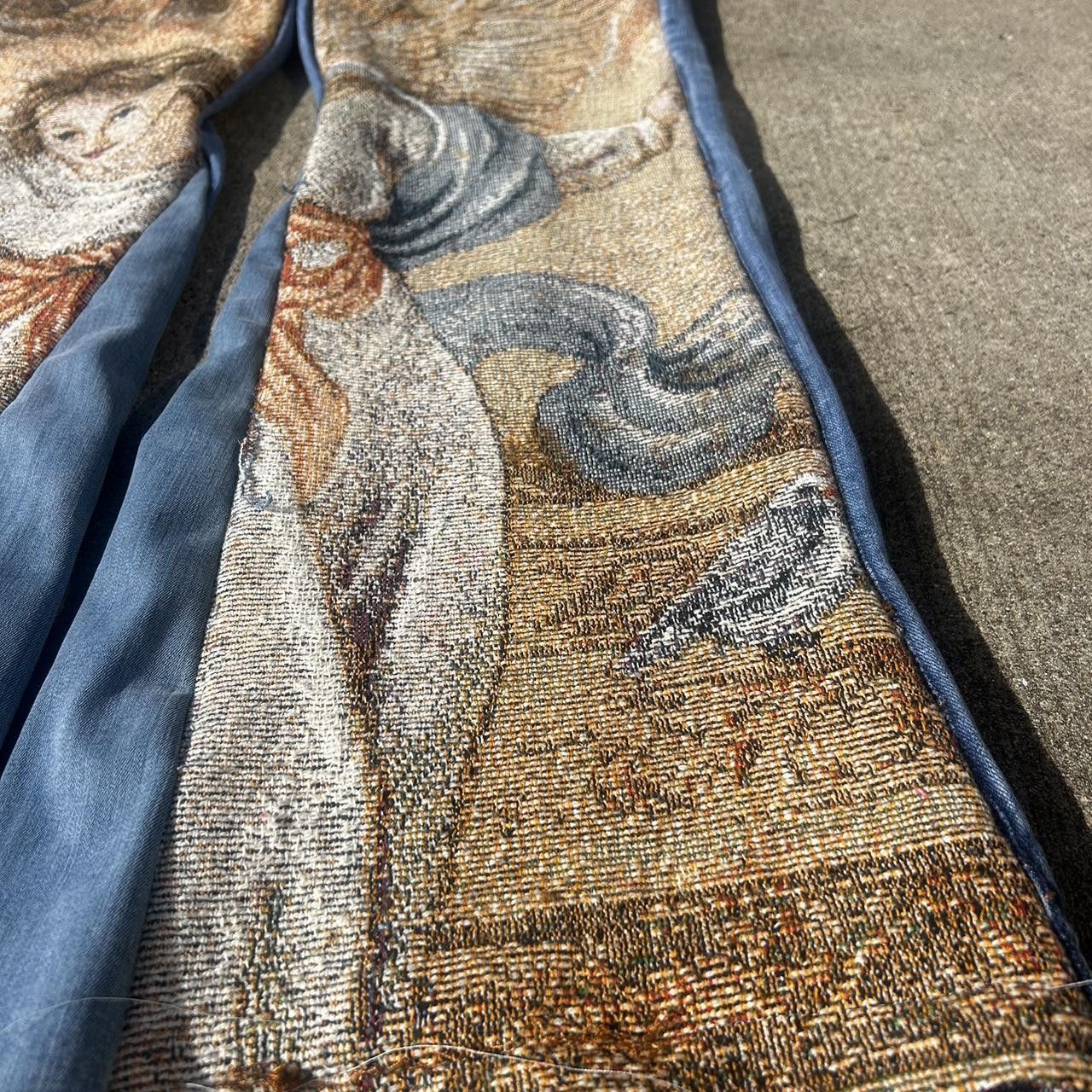 Tornado Mart 1 of 1 Custom Angel Tapestry Jeans Size US 36 / EU 52 - 7 Thumbnail