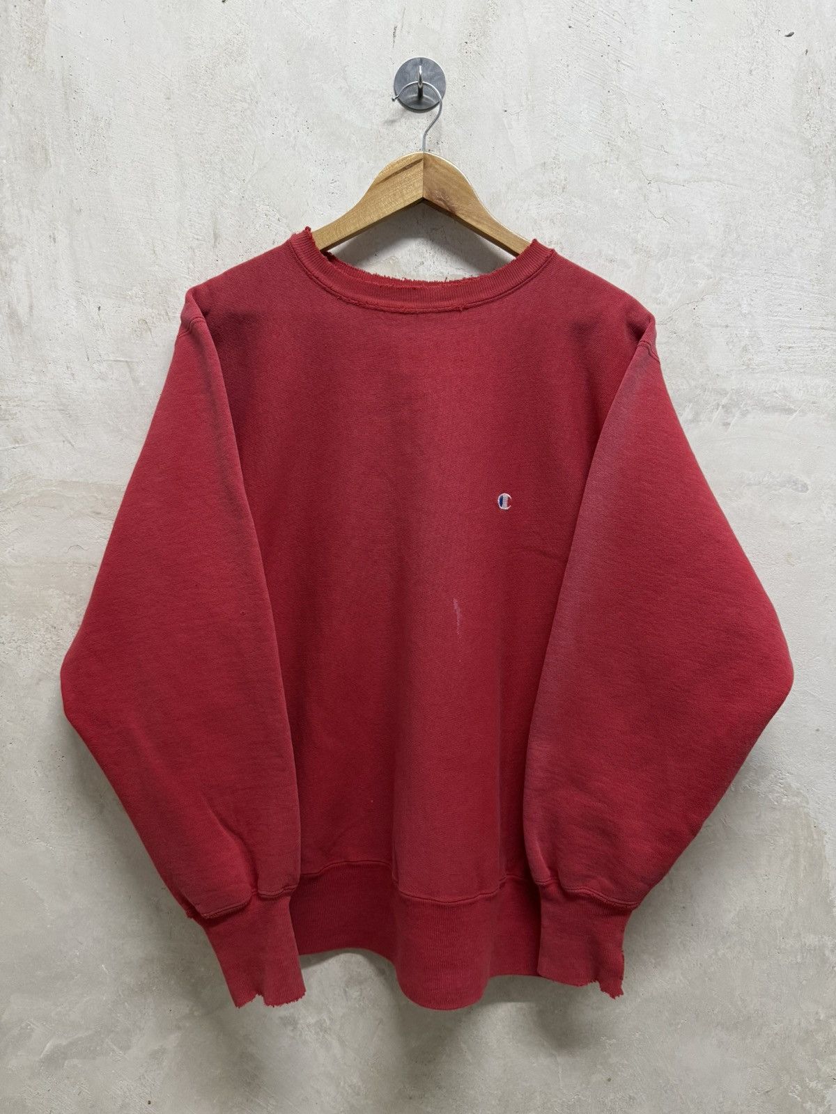Vintage 90’s Distressed Champion Reverse Weave Sweatshirt