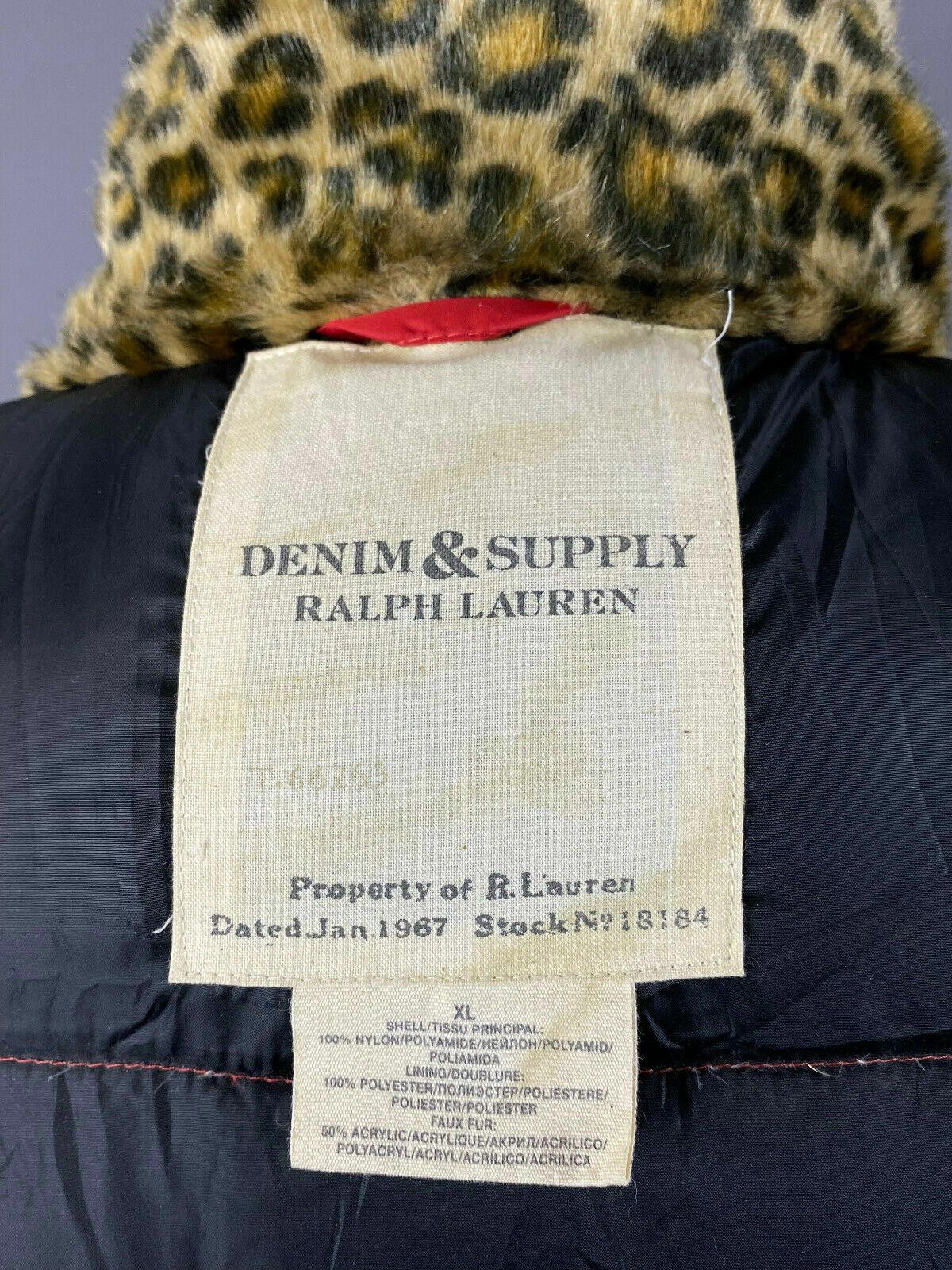 Denim & Supply Ralph Lauren Denim & Supply Ralph Lauren Red Faux Fur Jacket Size XL Size XL / US 12-14 / IT 48-50 - 9 Thumbnail
