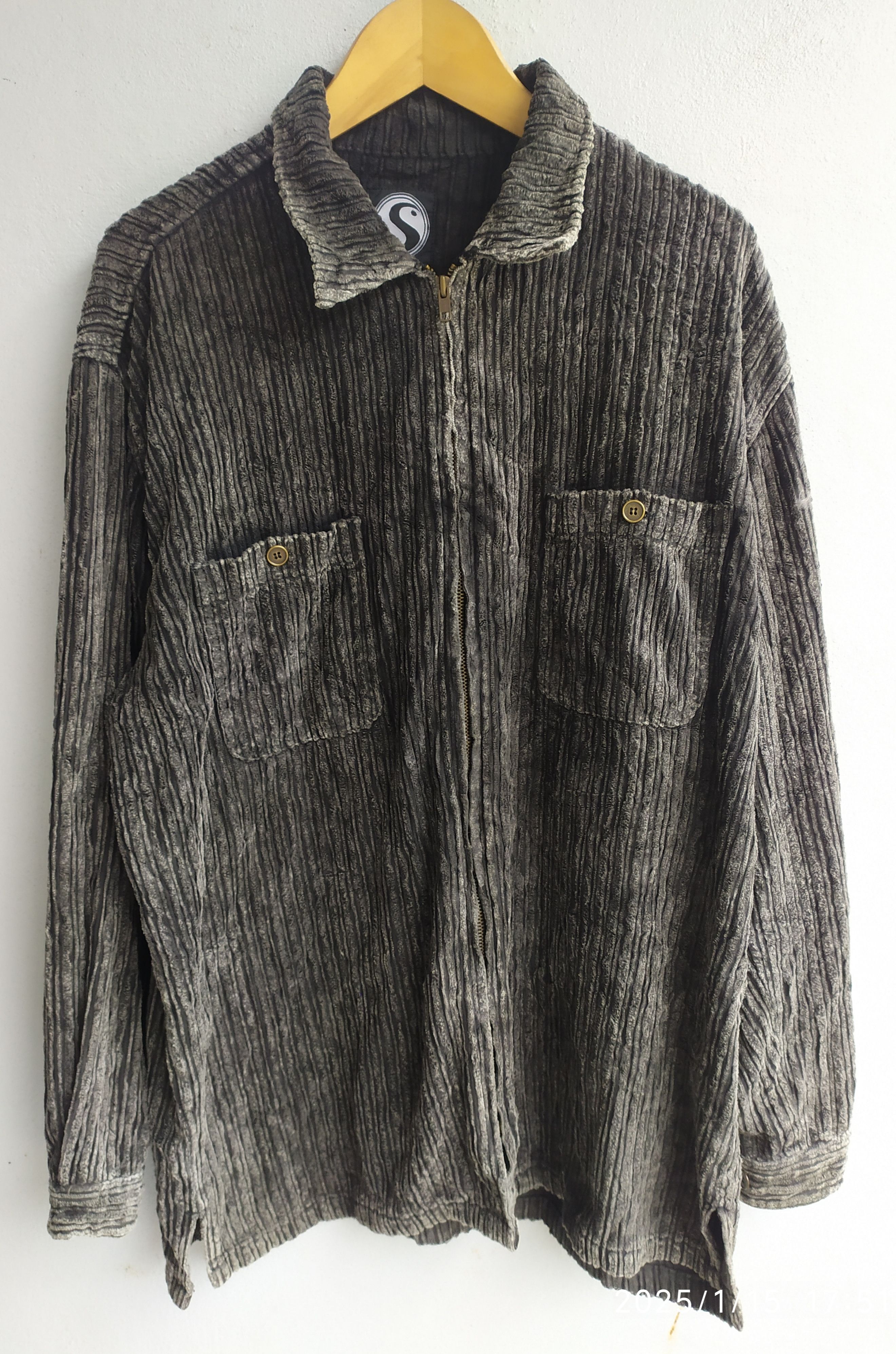 20471120 × Beauty Beast × Japanese Brand Japanese brand stripe Zip Shirt Size US L / EU 52-54 / 3 - 1 Thumbnail