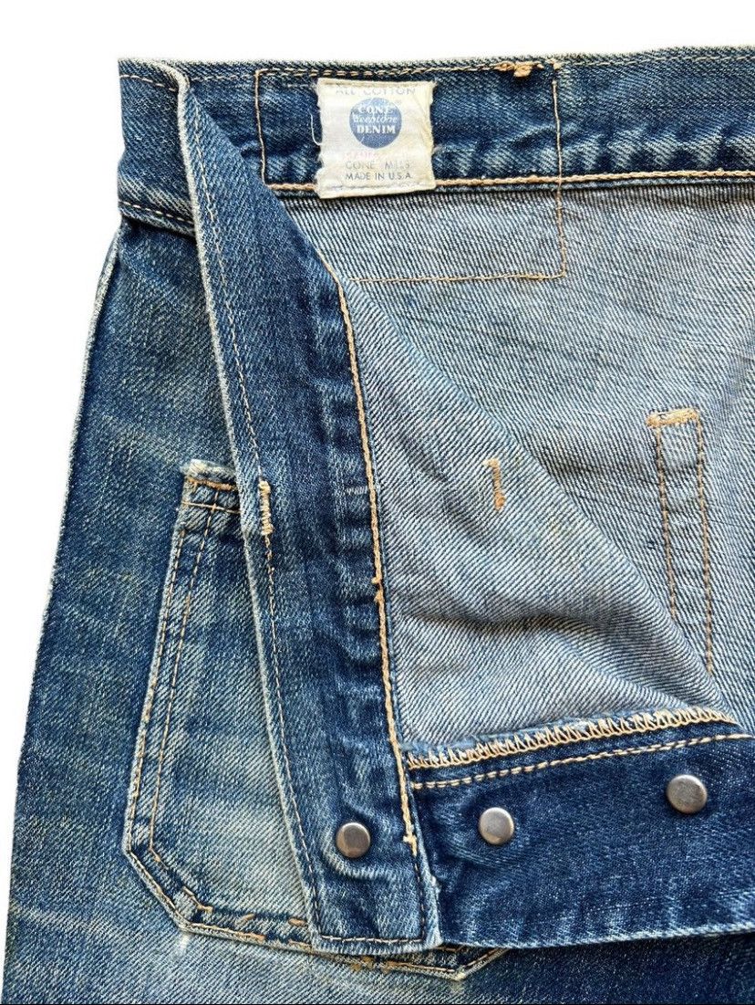 Vintage Cone Deestone Denim Flare Boot Cut Bush Pants Denim 30x29 Size 30" / US 8 / IT 44 - 10 Thumbnail