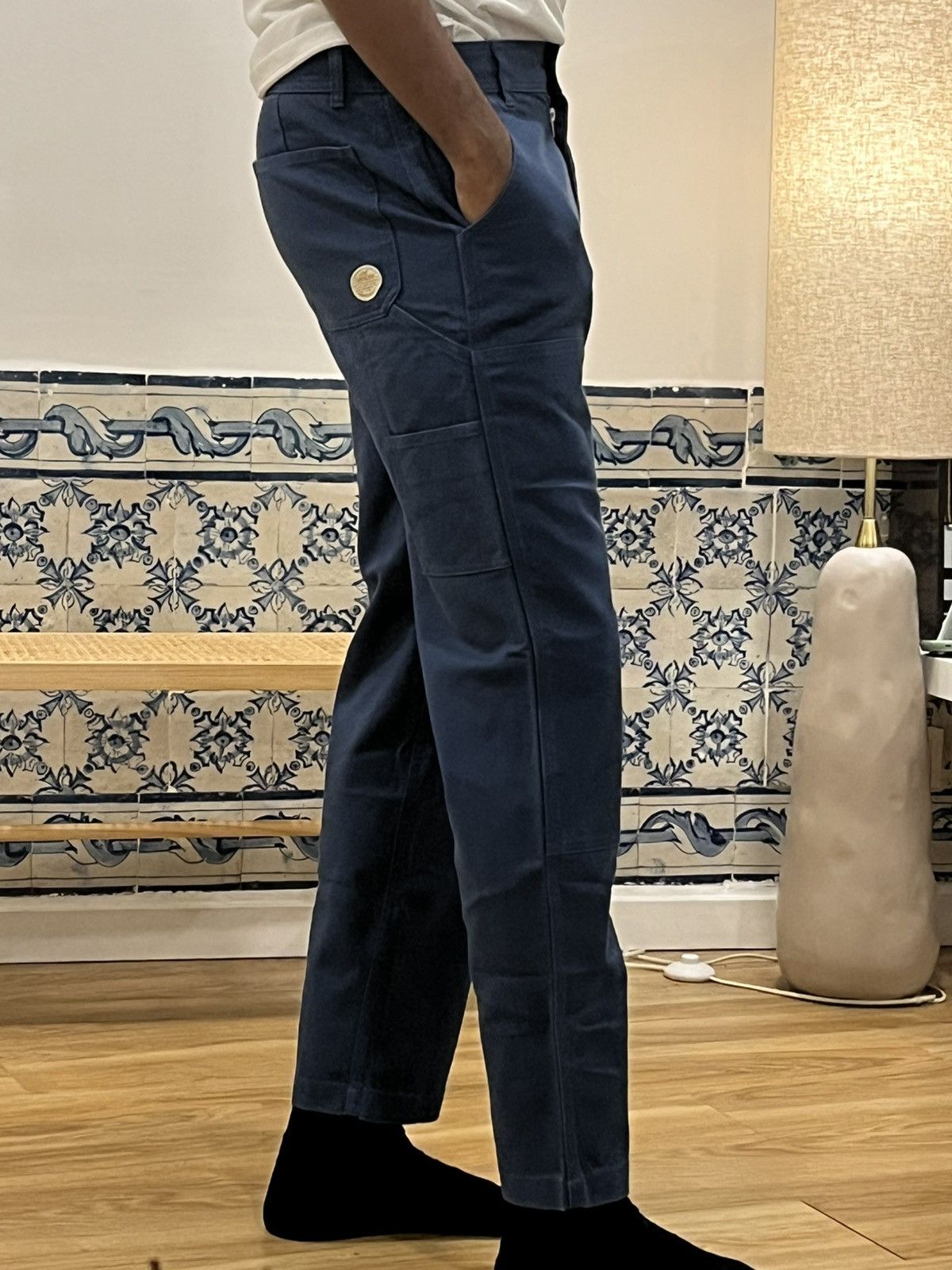 Aime Leon Dore Aime Leon Dore Blue Work Pants Size US 32 / EU 48 - 5 Thumbnail