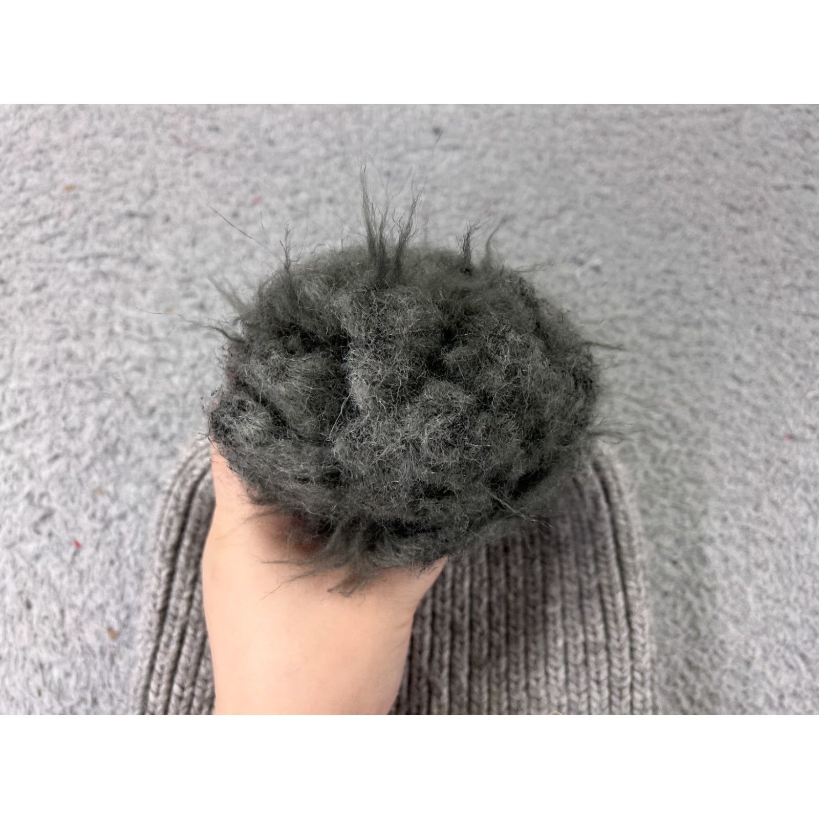 Vintage Norla Canada Beanie Toque Womens One Size Gray Knit Alpaca Wool Blend Ski Pom Hats Size ONE SIZE - 2 Thumbnail
