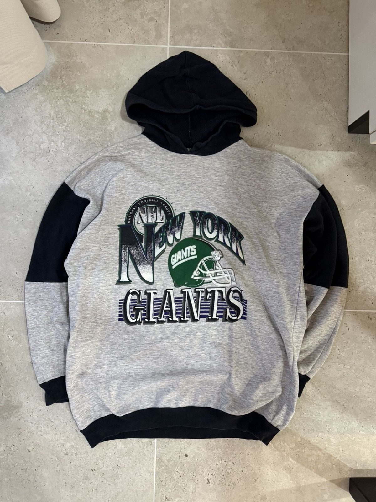 NFL Vintage New York Giants Grey Hoodies Size US M / EU 48-50 / 2 - 1 Thumbnail