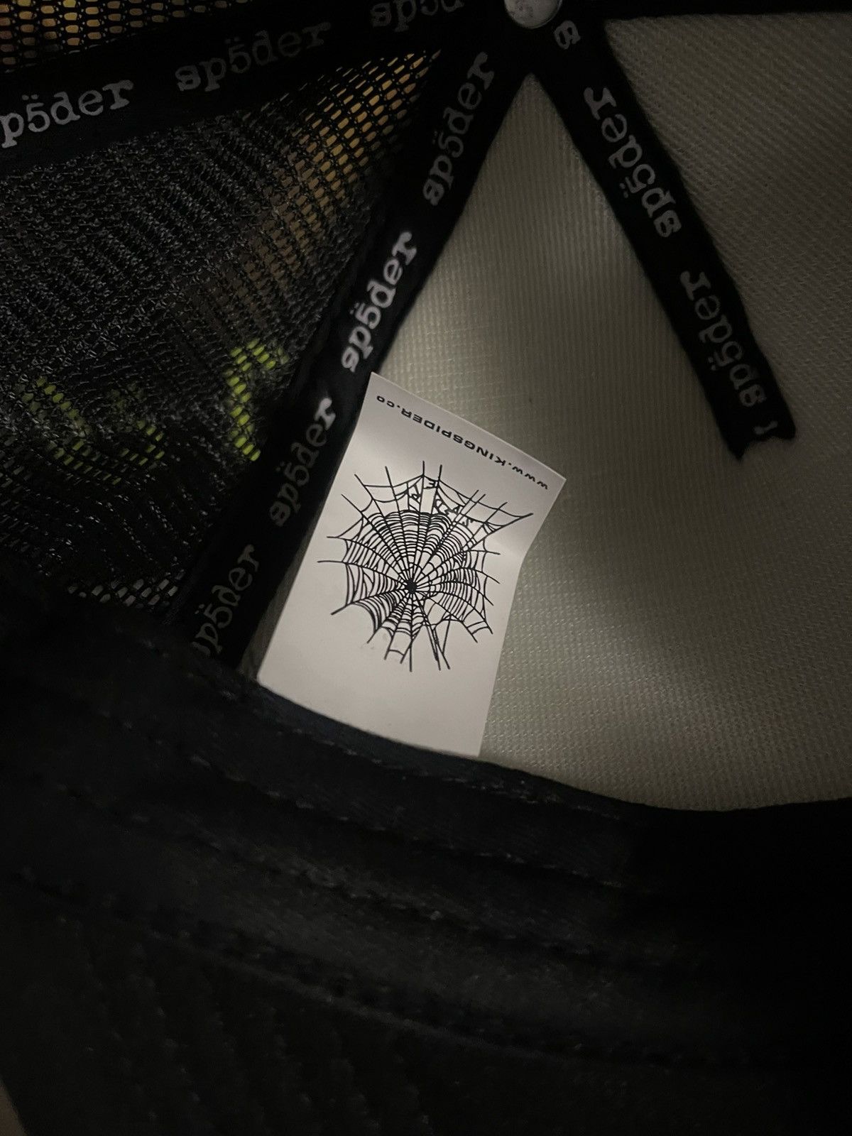 Young Thug OG WEB V2 SP5DER TRUCKER HAT Size ONE SIZE - 8 Thumbnail