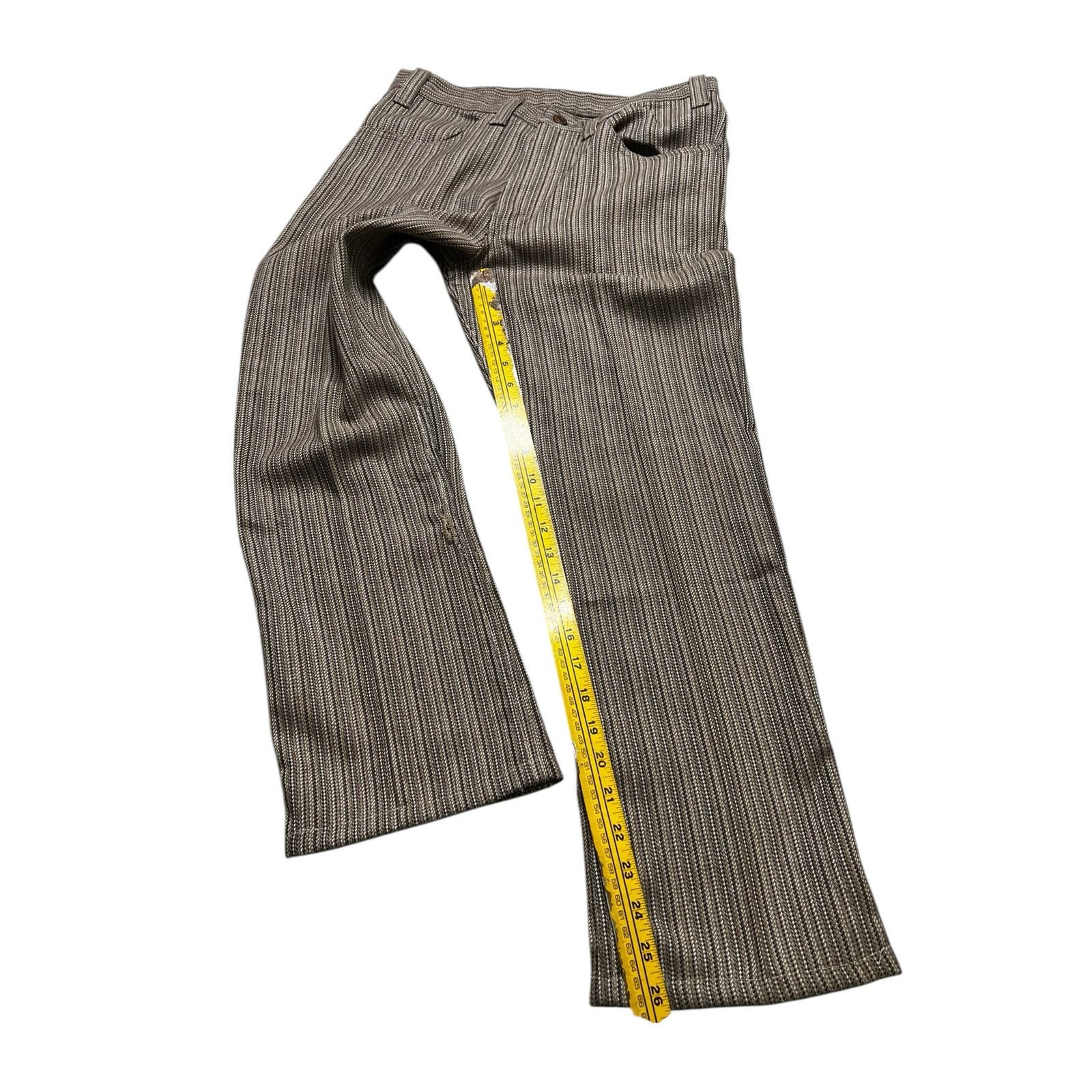 Levi's Vintage Levi's Big E STA-PREST Bootcut Brown Pants - 30x26 Size US 30 / EU 46 - 7 Thumbnail