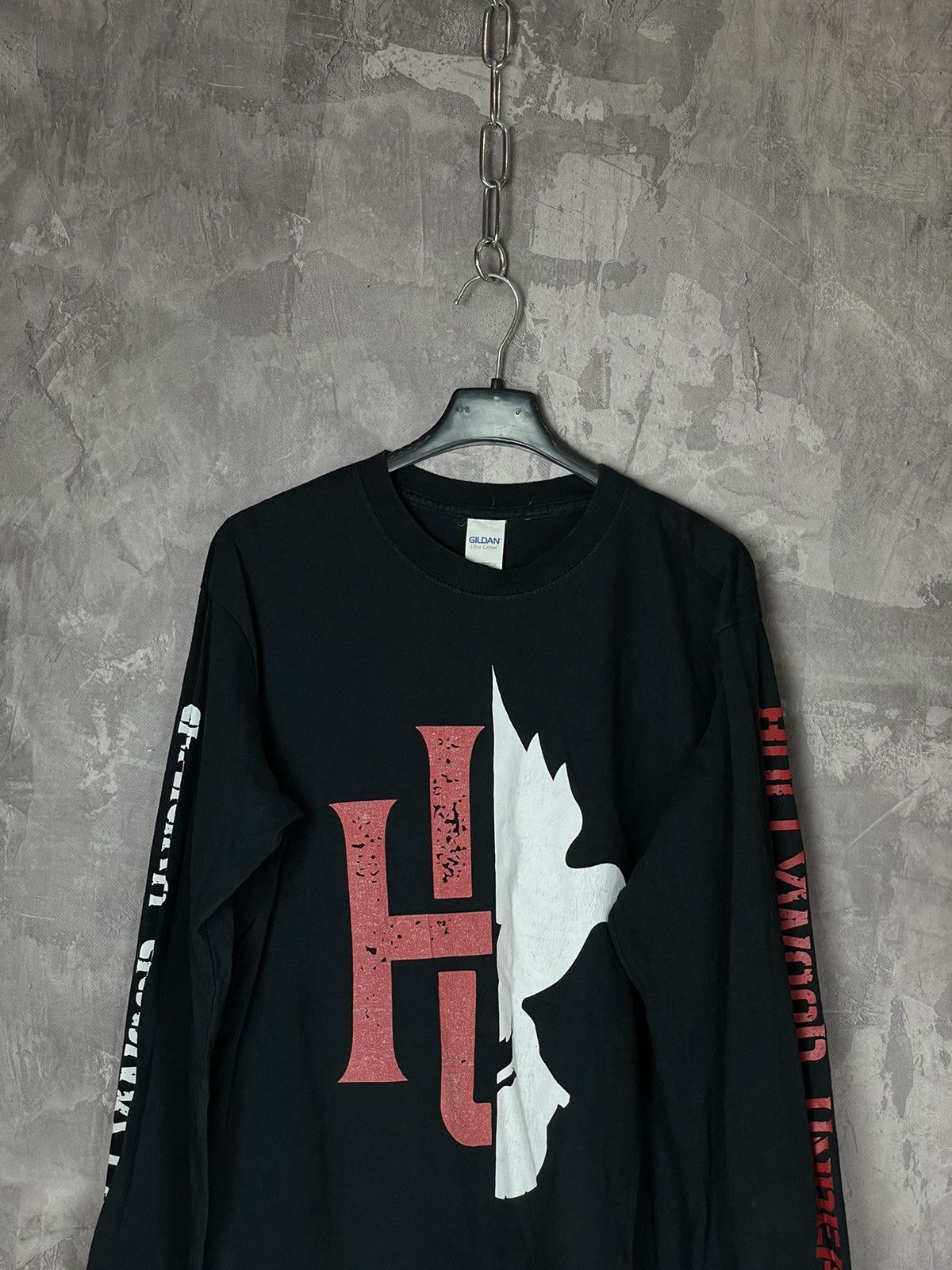 Band Tees × Vintage VINTAGE Y2K HOLLYWOOD UNDEAD LONG SLEEVE TEE Size US M / EU 48-50 / 2 - 2 Thumbnail