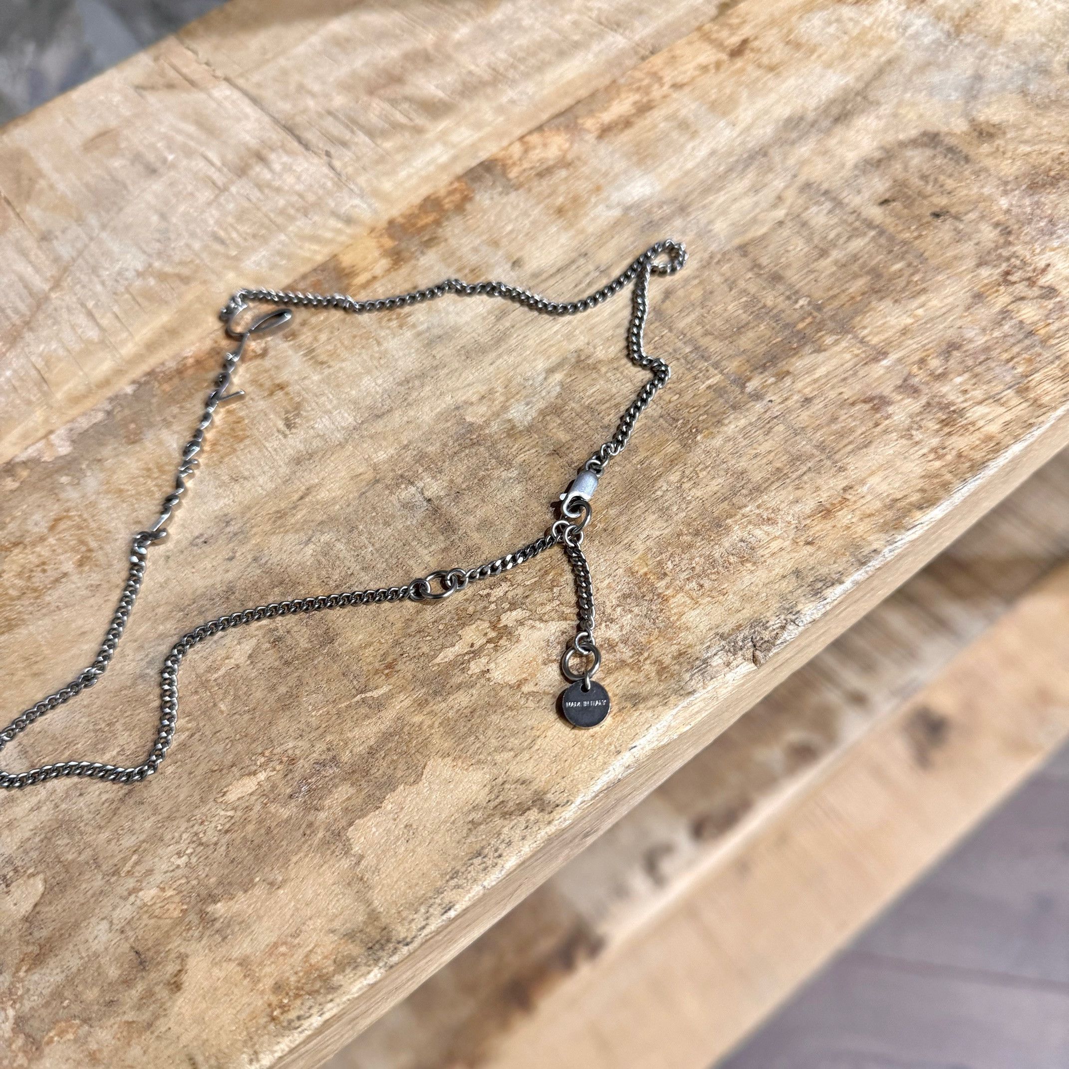 Jacquemus Jacquemus Silver Logo Signature La Chaîne Necklace Size ONE SIZE - 5 Thumbnail