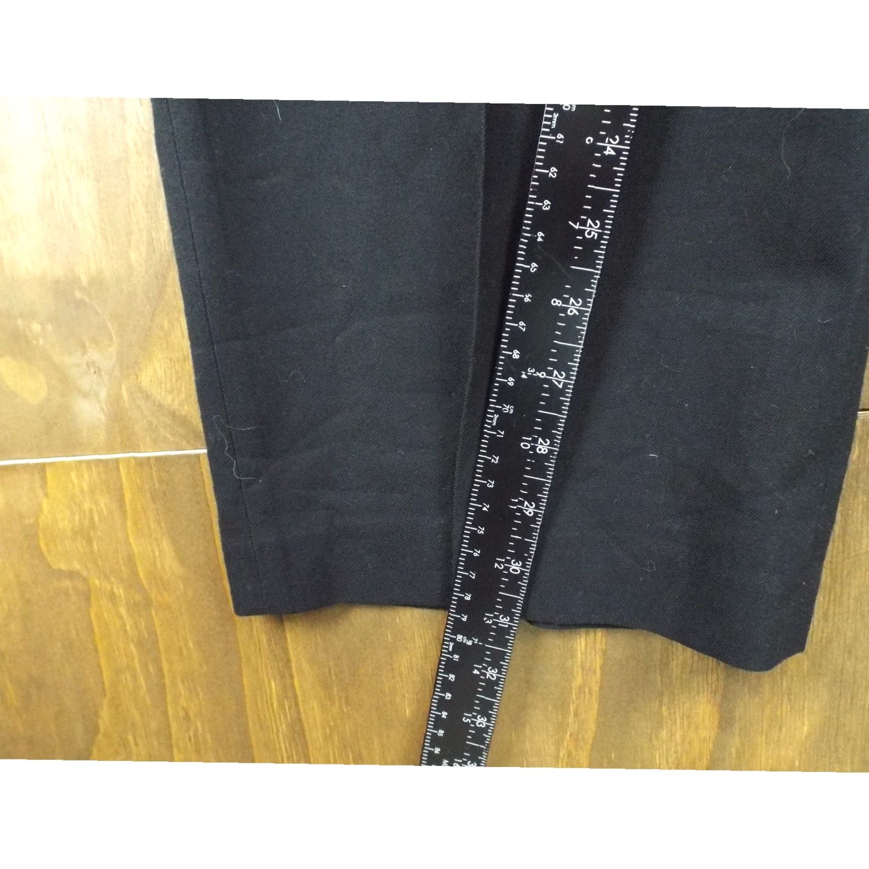 Eddie Bauer Eddie Bauer Womens Pants Black Pleated Front Classic Fit High Rise Stretch 16 Pants Women's Size 16 Plus Rise High Modern Workwear Size 24" / US 00 / IT 34 - 6 Thumbnail