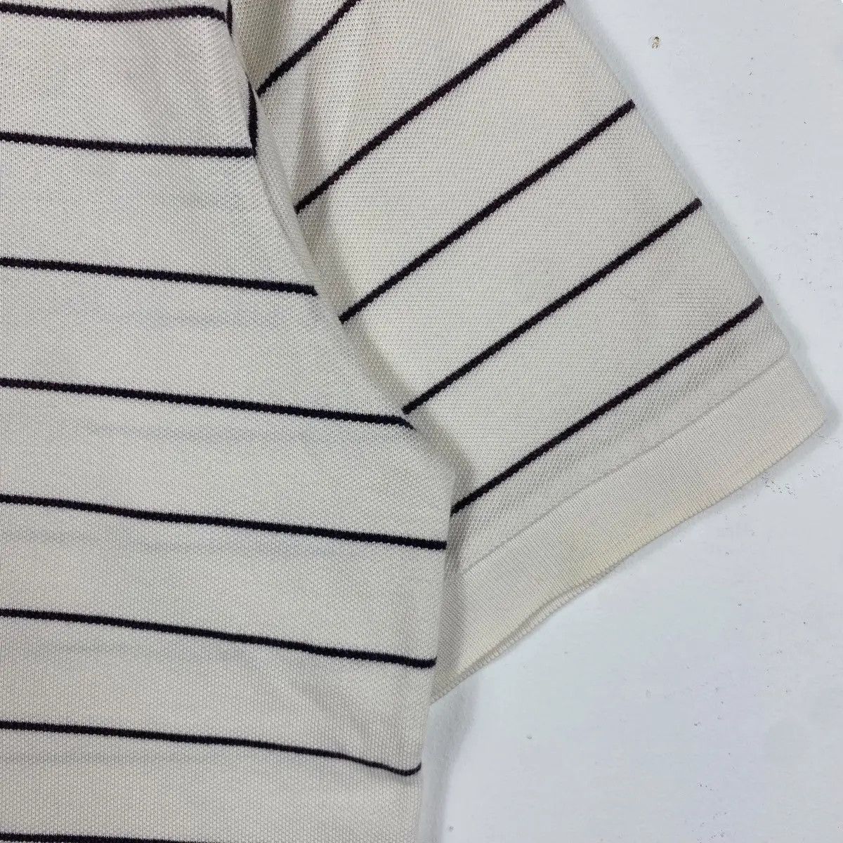 Keith Haring Vintage 00's KEITH HARING Basic Logo Striped Polo Shirt Size US M / EU 48-50 / 2 - 4 Thumbnail