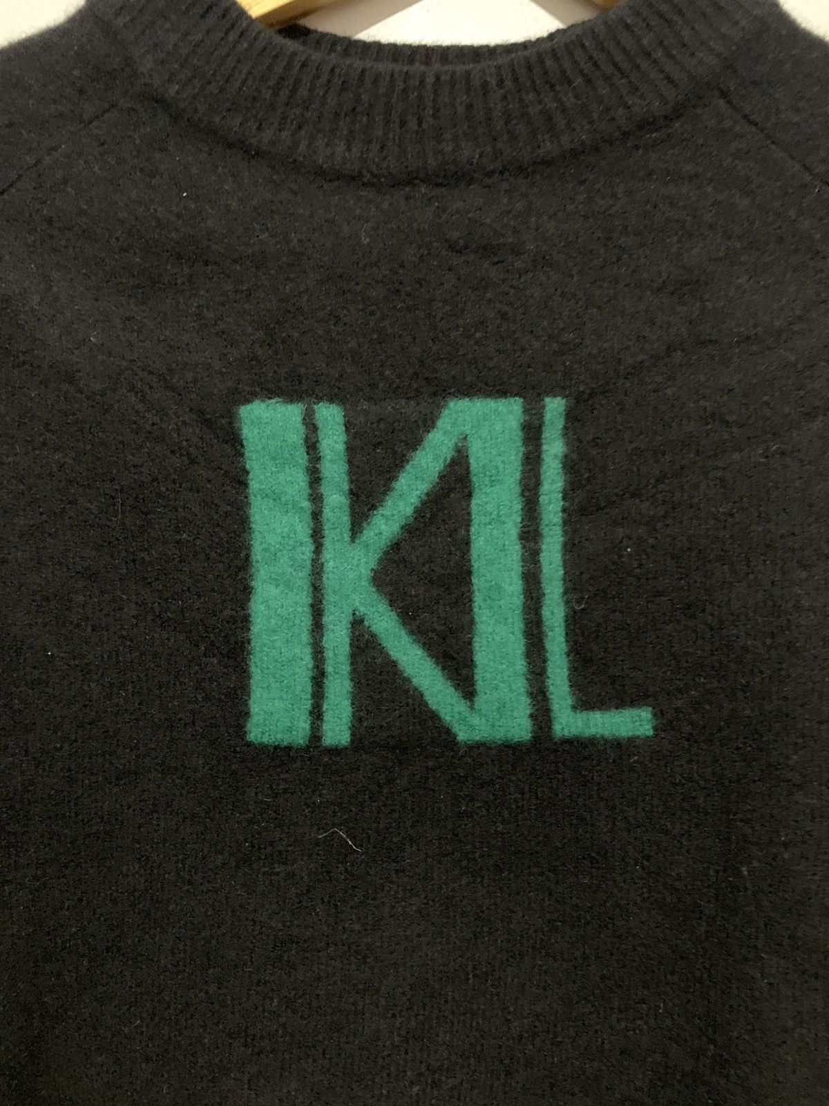 Karl Lagerfeld Black Sweater Crewneck Karl Lagerfeld Paris Hilton 55 Size US L / EU 52-54 / 3 - 2 Thumbnail