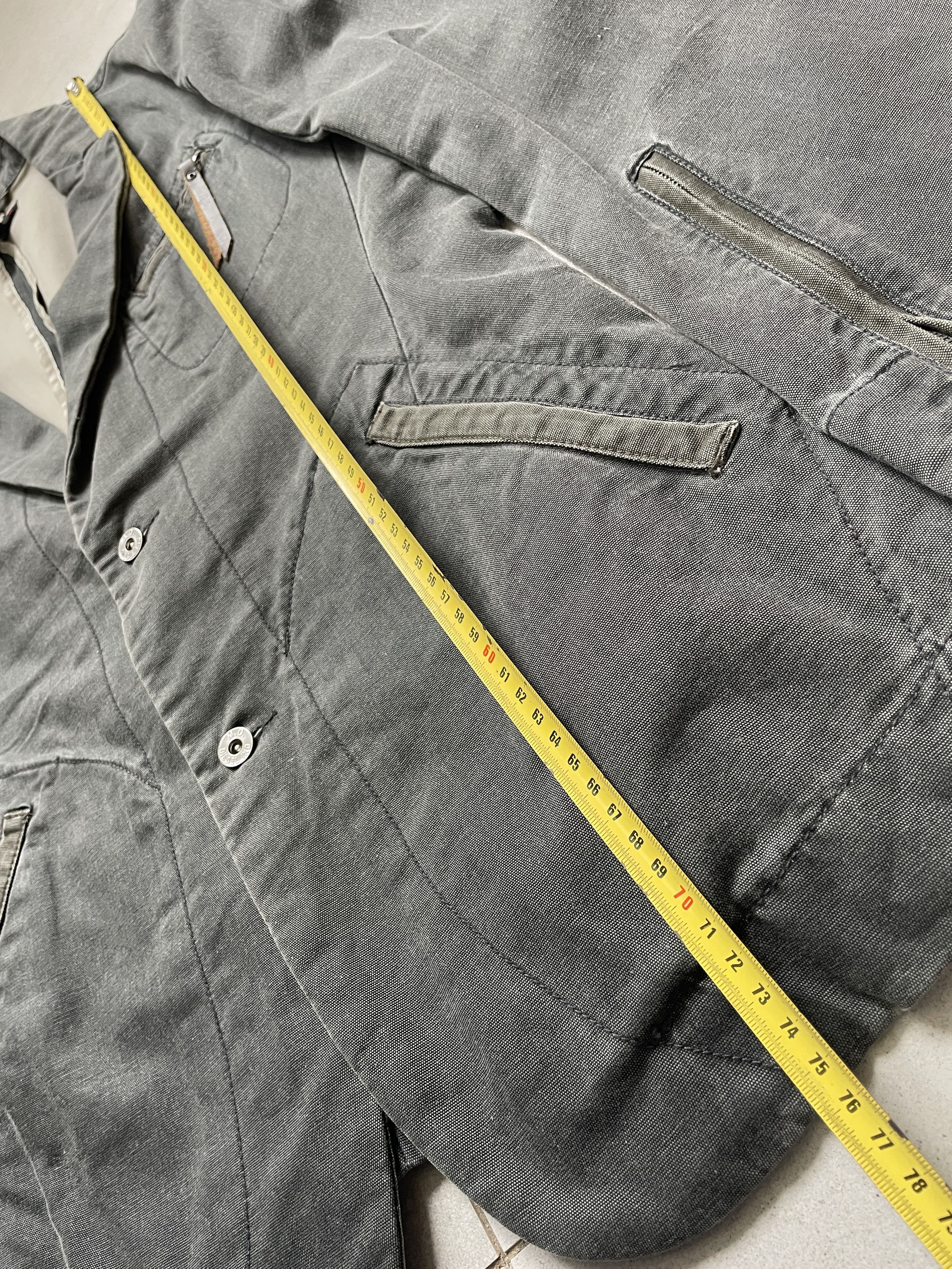 Diesel Y2K DIESEL GRAY WASHED JAPANEESE TYPE BLAZER JACKET Size US M / EU 48-50 / 2 - 10 Thumbnail