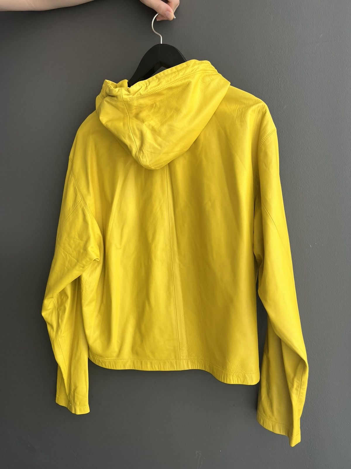 Bottega Veneta Bottega Veneta Leather Anorack Hooded Jacket Size US S / EU 44-46 / 1 - 2 Thumbnail