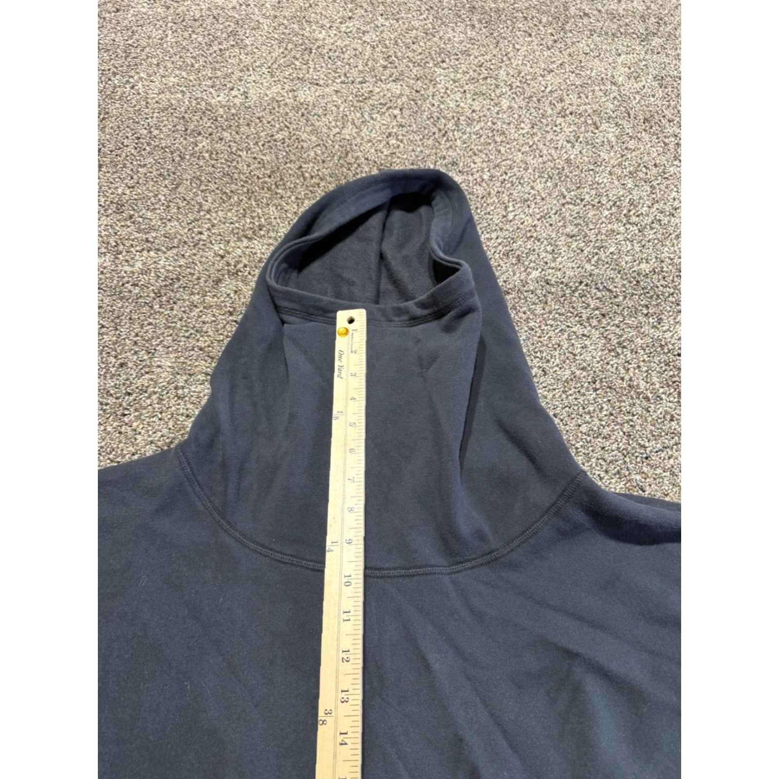 Vintage ZYIA Womens Hoodie Pullover Cowl Neck Oversized Black L Size Large Size L / US 10 / IT 46 - 4 Thumbnail