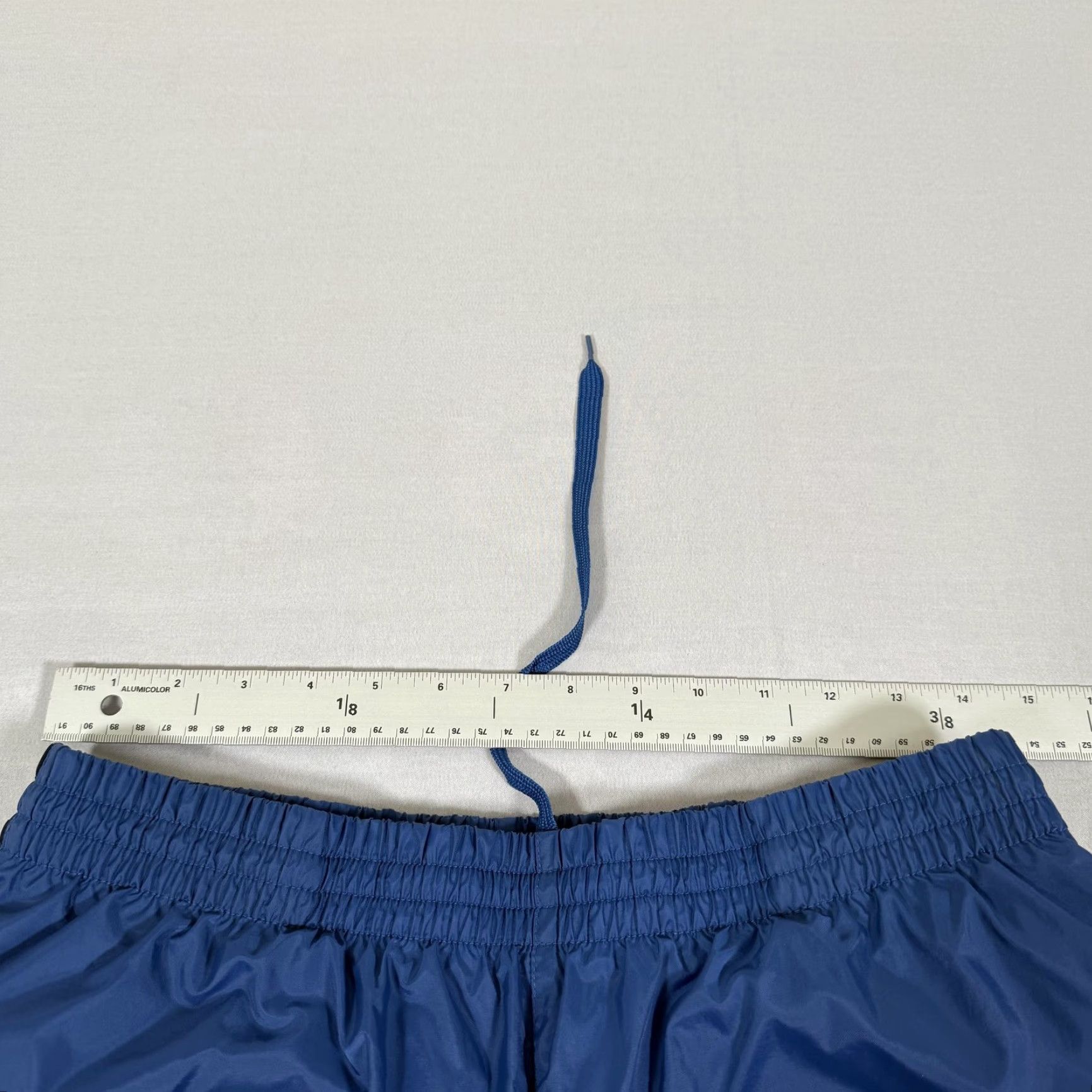 Nike VINTAGE Nike Pants Mens Medium Blue Track Windbreaker Lined Baggy Skate Gym Y2K Size US 31 - 6 Thumbnail