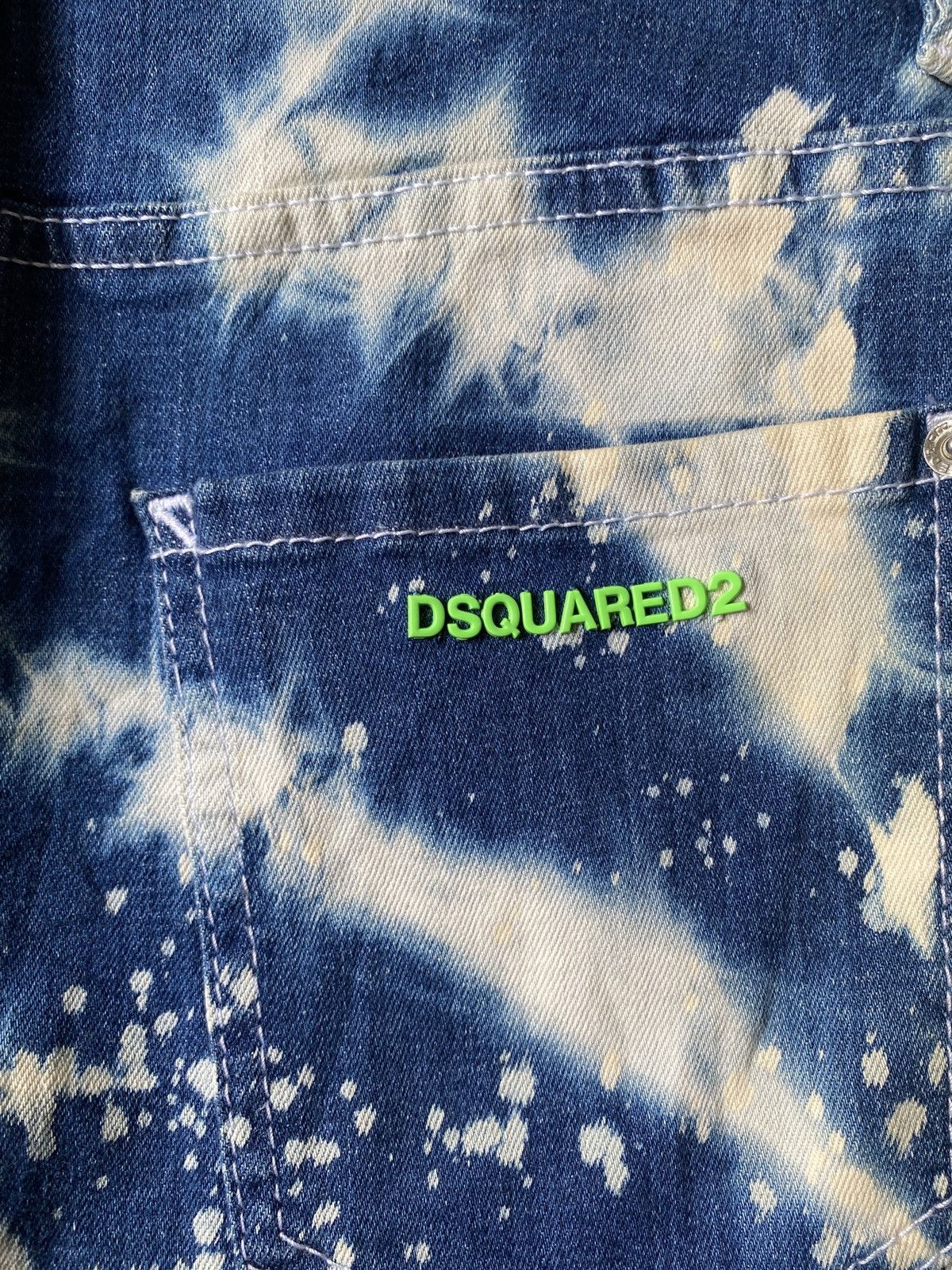 Dsquared2 Snow Acid Wash Strechable Jeans
