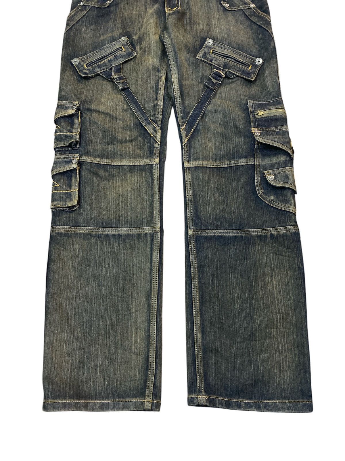 Japanese Brand Jeans De art Multipocket Jeans Size US 35 - 4 Thumbnail