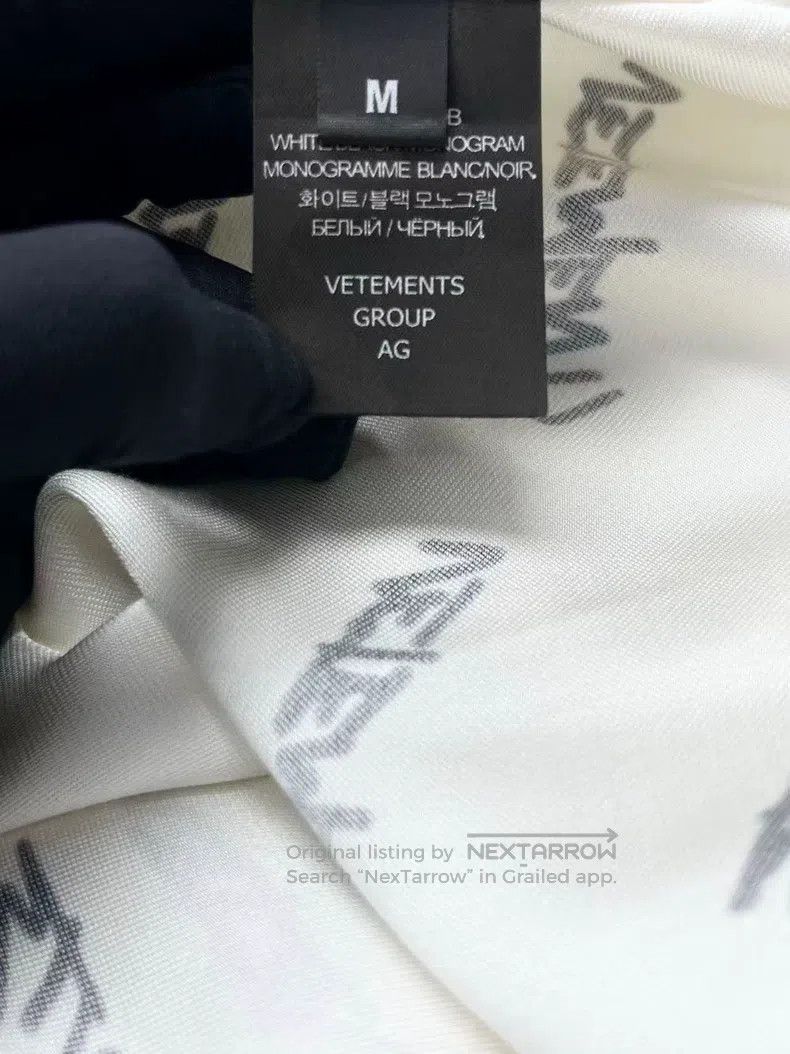 Vetements Vetements Grass Script Bullet Screen Full-print Letter Log Size US M / EU 48-50 / 2 - 6 Thumbnail