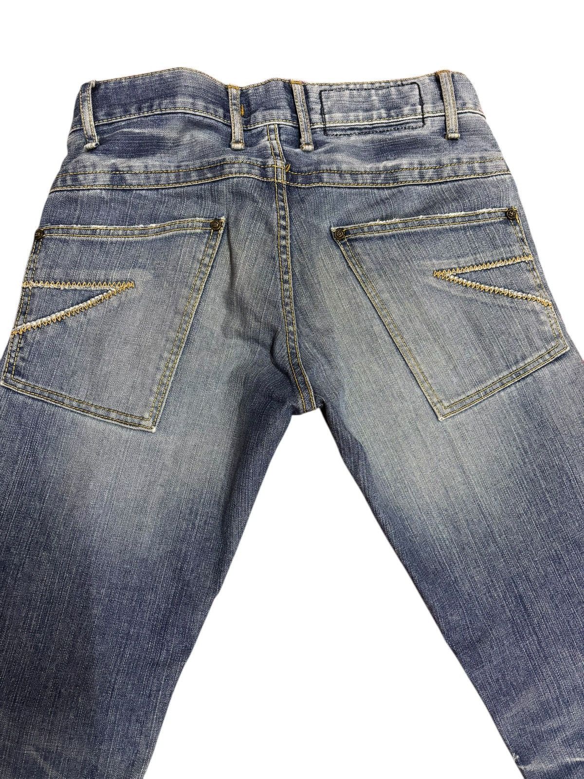 Japan Blue × Japanese Brand Vintage Japan Blue Way Flared Bootcut Strike Faded Jeans Size US 29 - 5 Thumbnail
