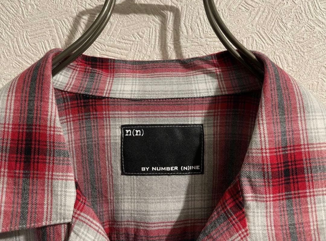 Number (N)ine Archive SS09 "The Lonesome Heroes" Plaid Camp Collar Shirt Size US M / EU 48-50 / 2 - 8 Thumbnail
