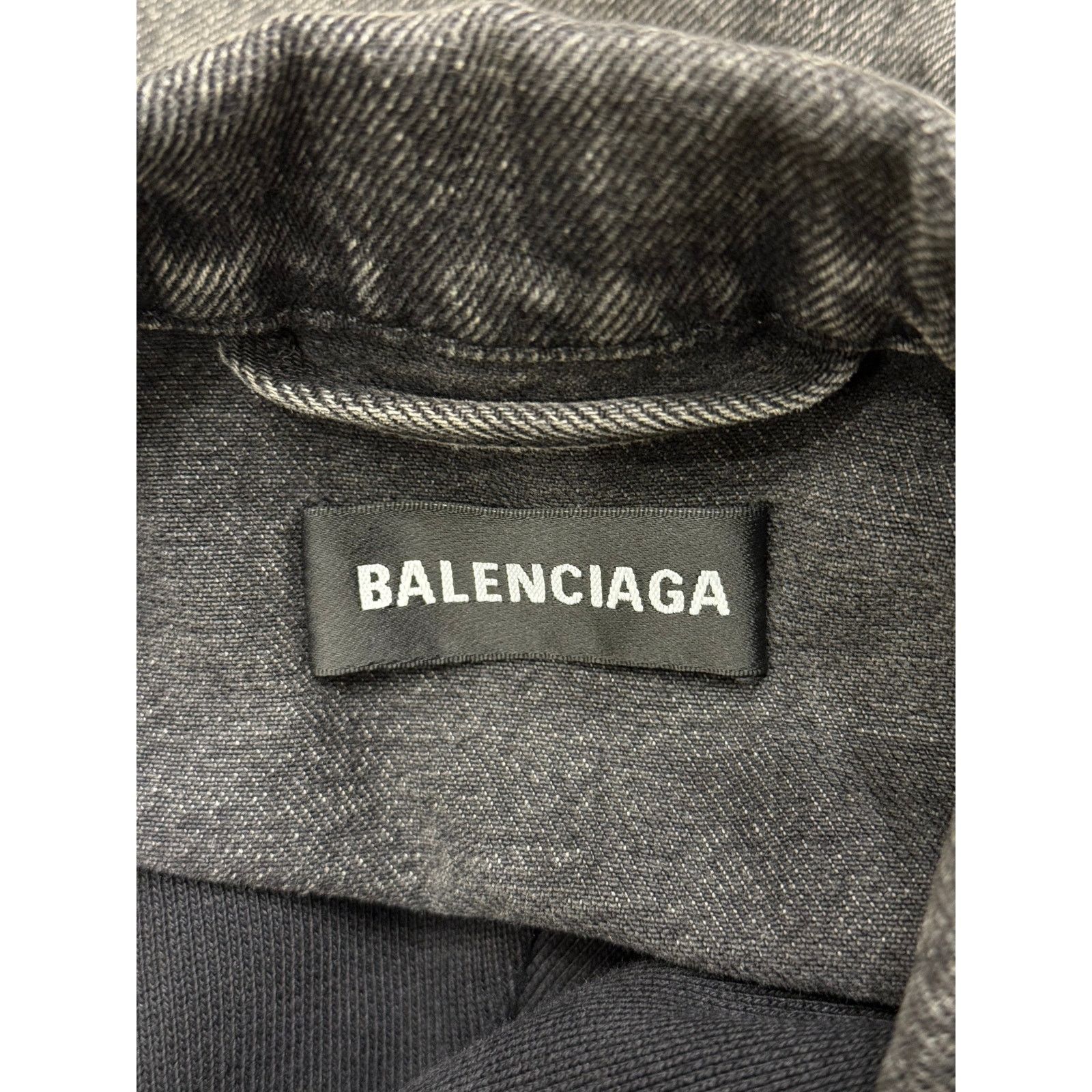 Balenciaga 2018 Balenciaga double layer hybrid denim jacket Size US S / EU 44-46 / 1 - 7 Thumbnail