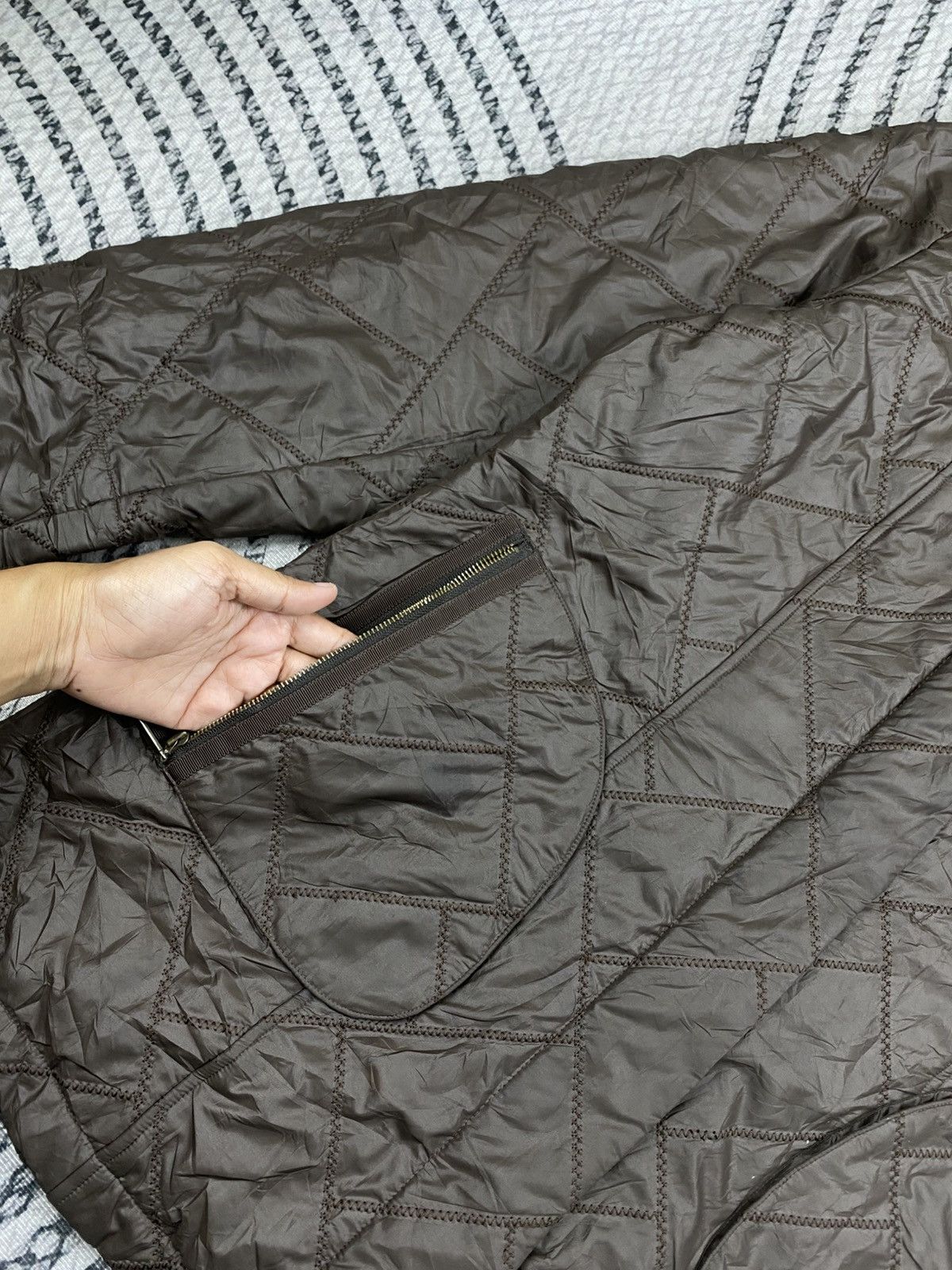 Kansai Yamamoto Kansai Bis Brown Colour Long Quilted Jacket Size US M / EU 48-50 / 2 - 7 Thumbnail