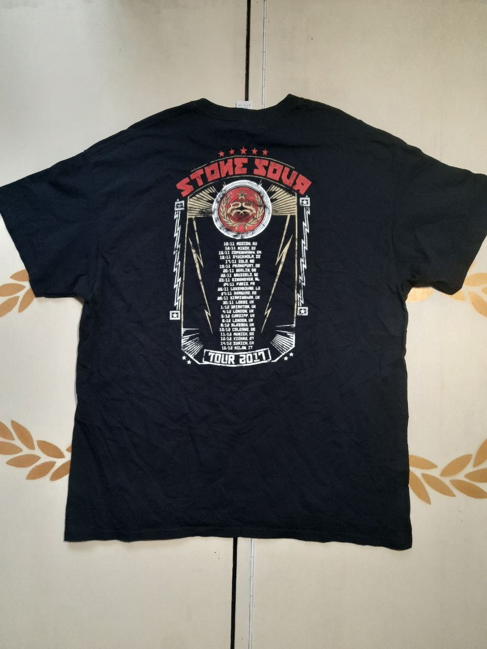 Band Tees × Gildan Gildan Stone Sour Tour 2017 T-Shirt Size US XL / EU 56 / 4 - 9 Thumbnail