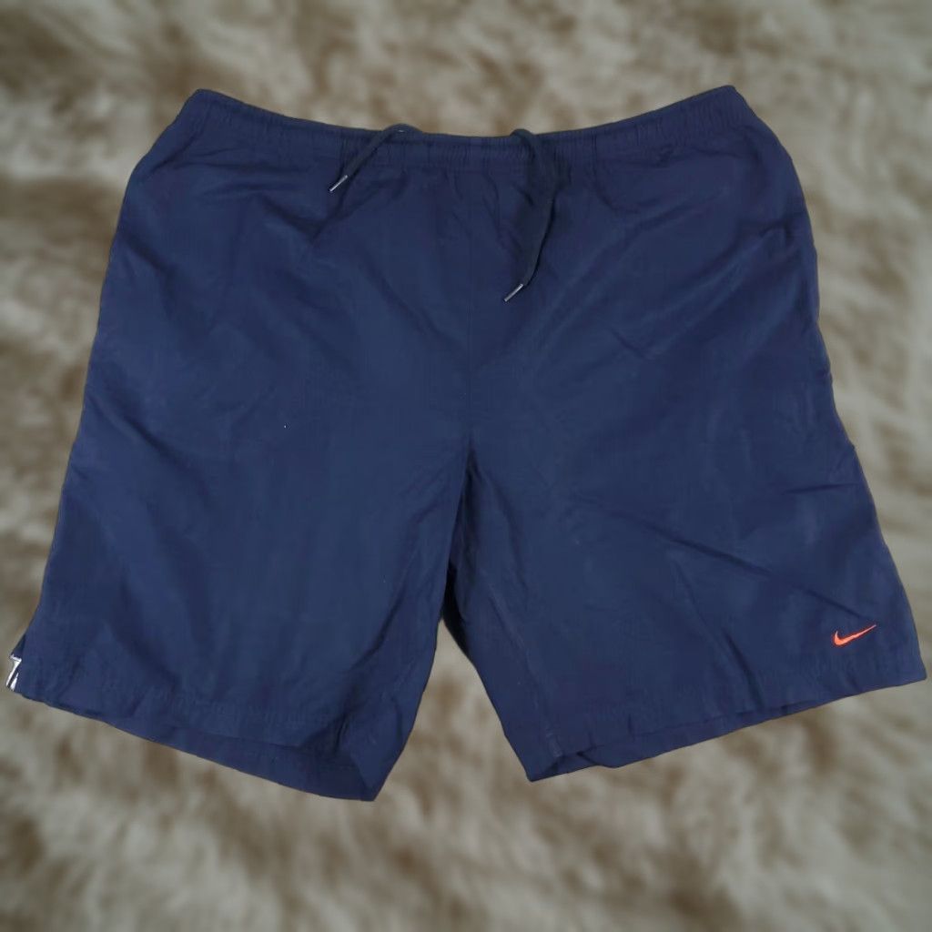 Nike Nike Shorts Mens 2XL Blue Y2K Vintage Swoosh Dri Fit Active Athletic Gym Size US 39 - 1 Thumbnail