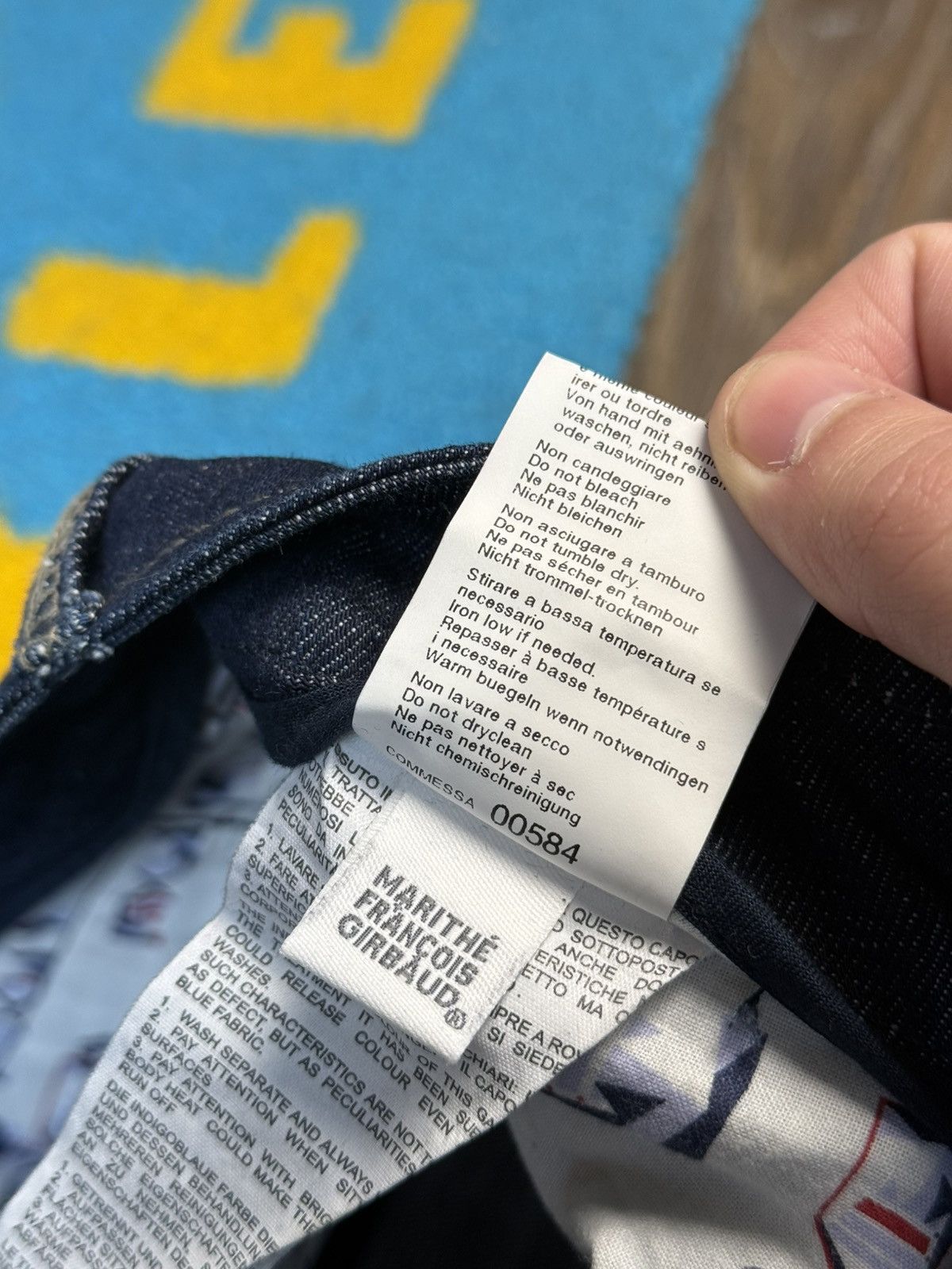 Marithe + Francois Girbaud × Vintage Marithe Francois Girbaud Blue Denim Indigo Pant Size US 28 / EU 44 - 14 Thumbnail