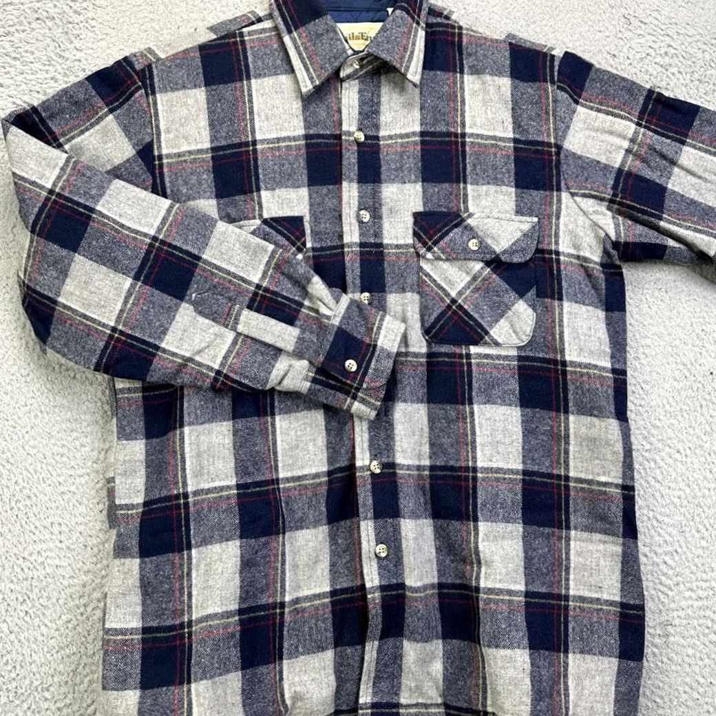Rails Trails End Shacket Shirt Mens Medium Blue Plaid Wool Nylon Quilted Flap Pockets Shacket Shirt Button-Up Barn? Size US M / EU 48-50 / 2 - 5 Thumbnail