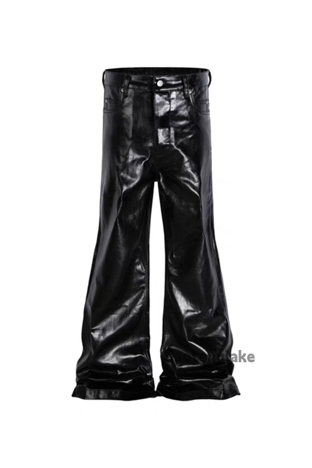 Japanese Brand Unisex utility punk yuppie bootcut flared wax y2k pants Size US 34 / EU 50 - 7 Thumbnail