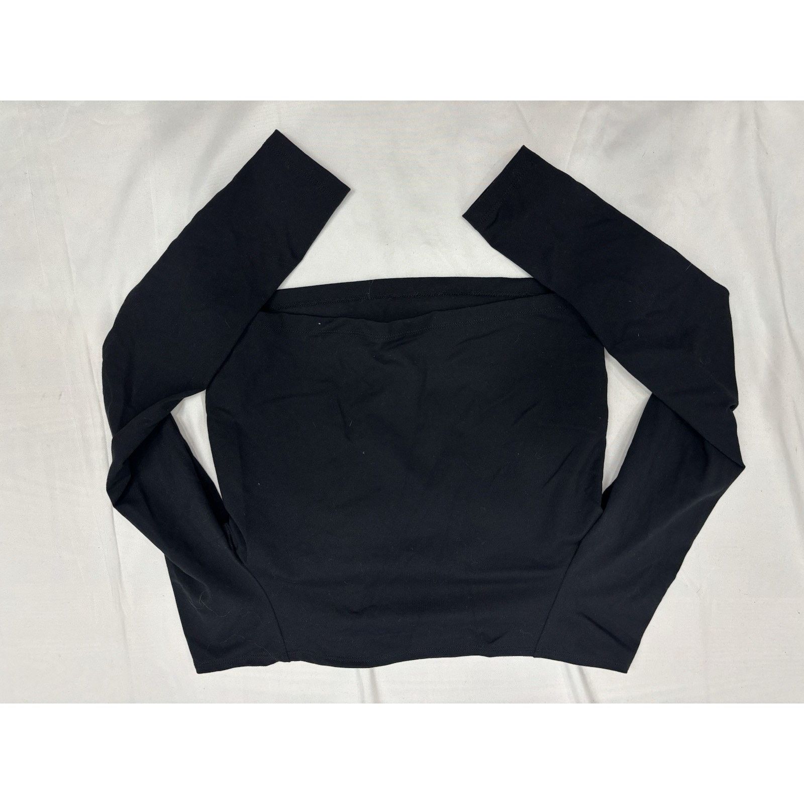 Abercrombie & Fitch Abercrombie & Fitch Black Off The Shoulder Cut Out Top S Size S / US 4 / IT 40 - 7 Thumbnail