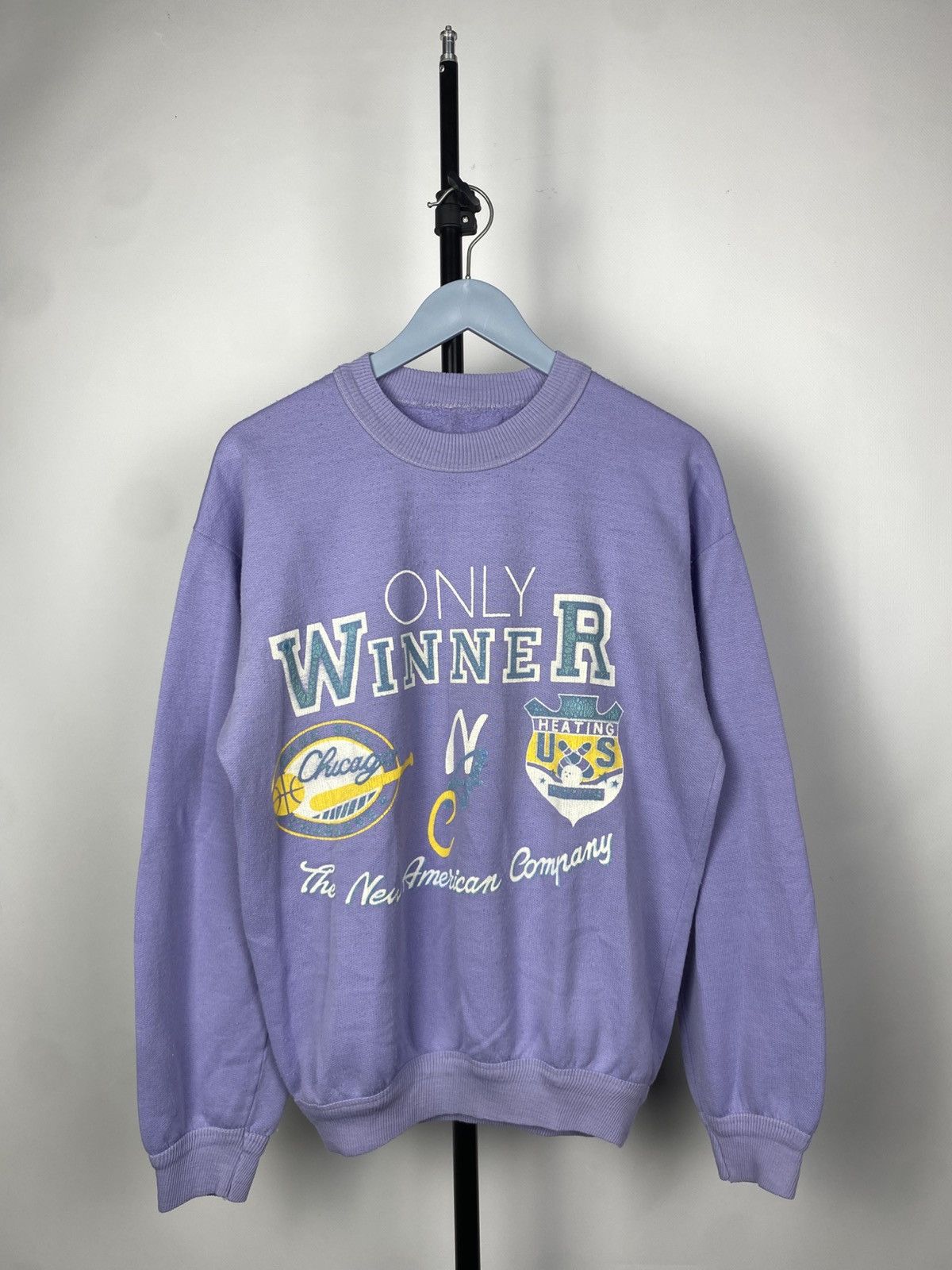 NBA × Vintage Vintage 80s Basketball Only Winner Sweatshirt Graphic Print Size US S / EU 44-46 / 1 - 1 Thumbnail