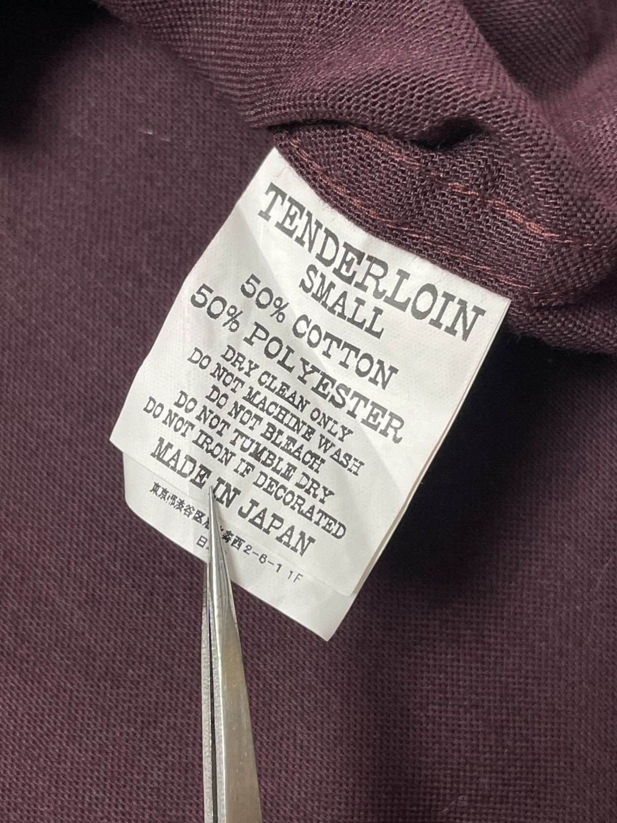 Tenderloin Rare Tenderloin Embroidery Shirt Maroon Size US S / EU 44-46 / 1 - 10 Thumbnail