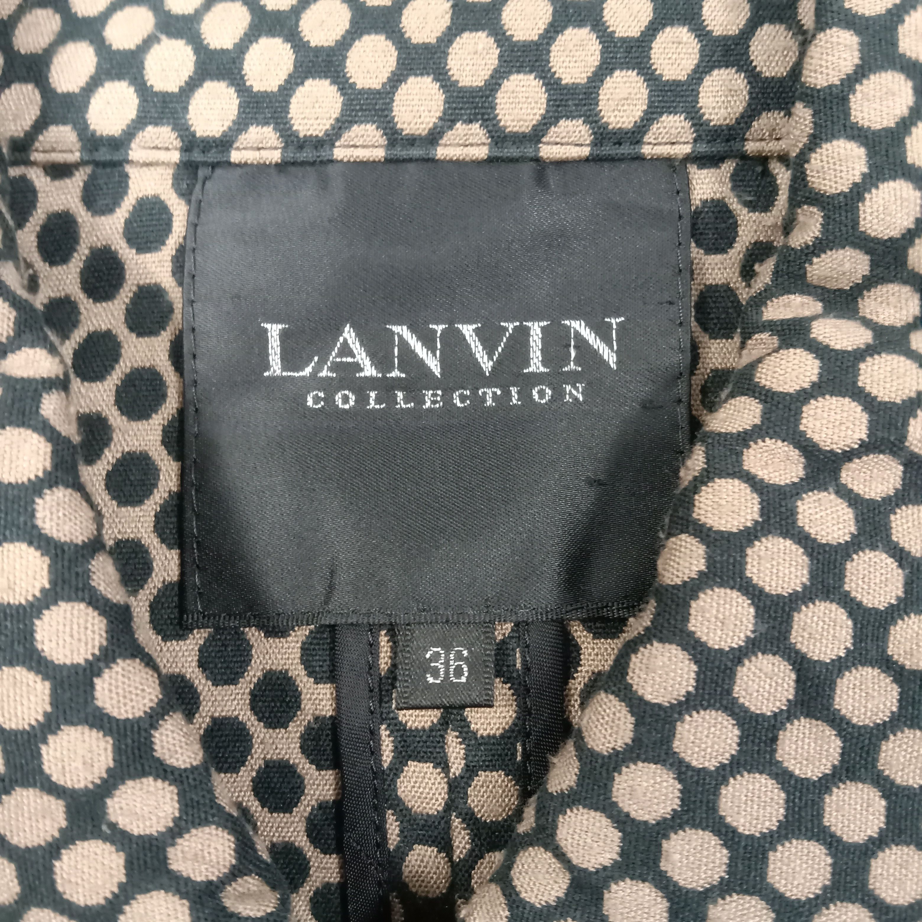 Lanvin LANVIN Designer Brand Fashion Style Blazer C255N22 Size XS / US 0-2 / IT 36-38 - 3 Thumbnail