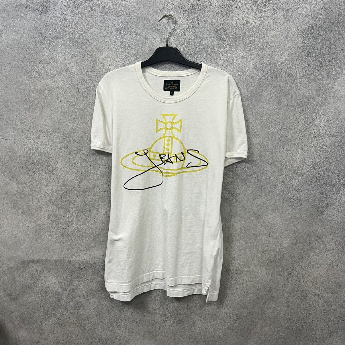 Vivienne Westwood Vivienne Westwood Big Logo T shirt White Size M Size US M / EU 48-50 / 2 - 1 Thumbnail