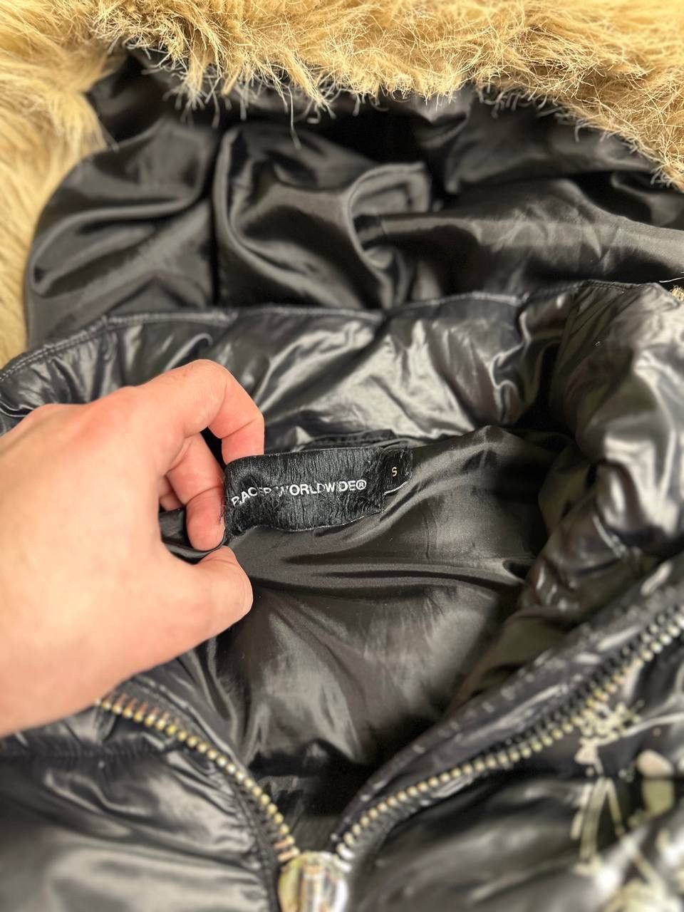 Japanese Brand Racer Worldwide Opium Fur Jacket Japanese Streetwear AW12-13 Size S / US 4 / IT 40 - 4 Thumbnail