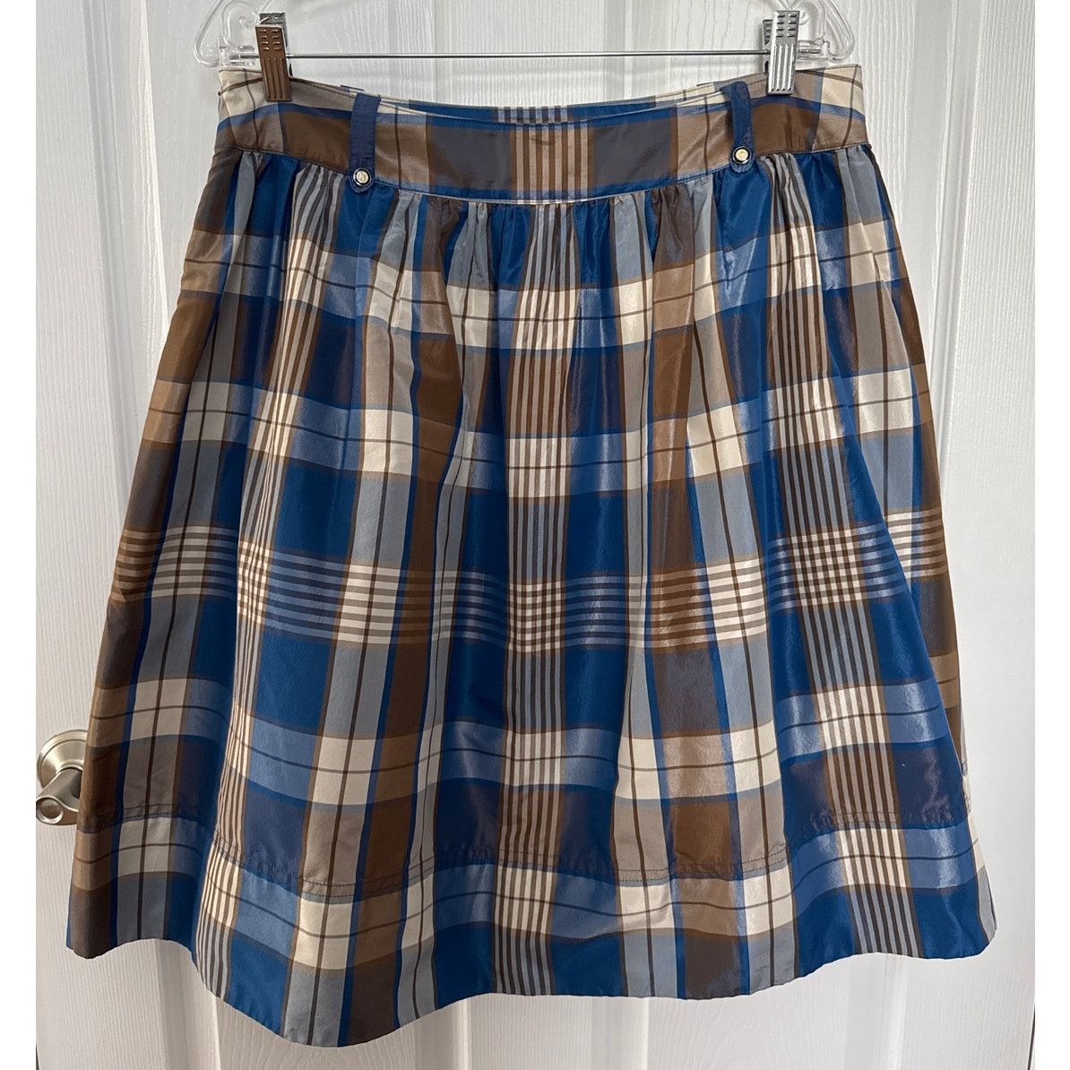 J.Crew J. Crew Collection plaid silk taffata skirt Fleur De Lis 10 Size 32" / US 10 / IT 46 - 15 Thumbnail