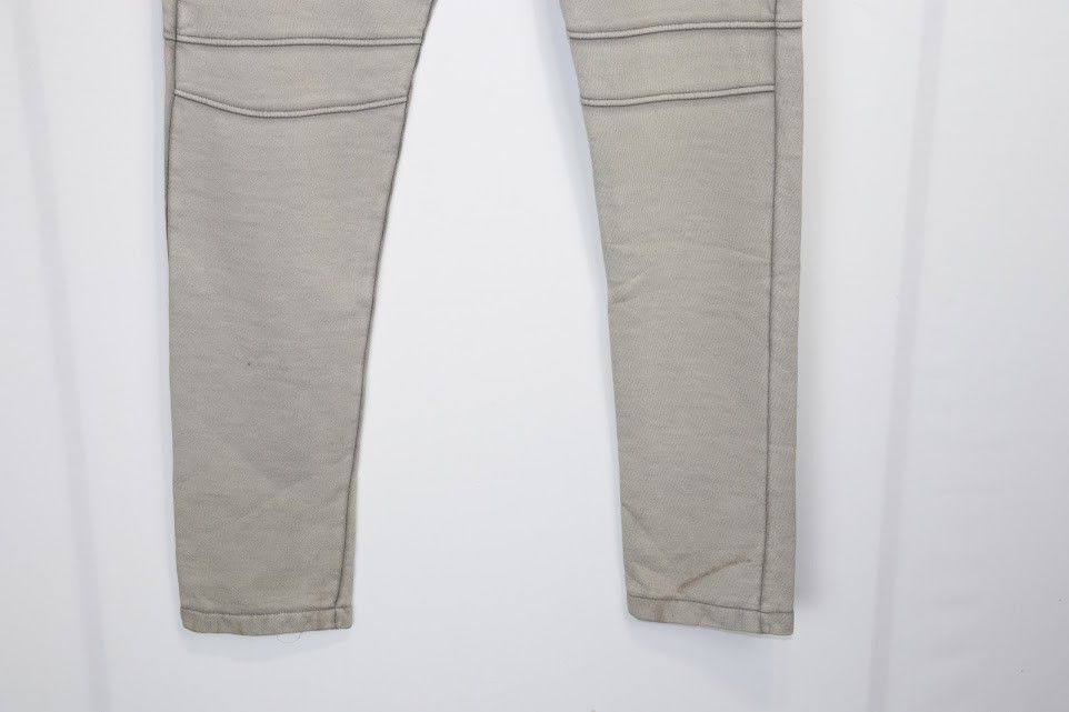 Balmain o1rshd1 Bike Drawstring Jogger / Sweatpants in Grey Size US 32 / EU 48 - 4 Thumbnail