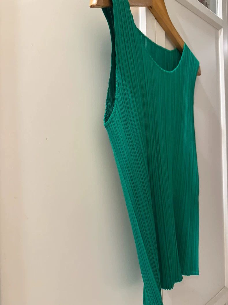 Issey Miyake Issey Miyake size:5 Green pleated vest Size M / US 6-8 / IT 42-44 - 4 Thumbnail