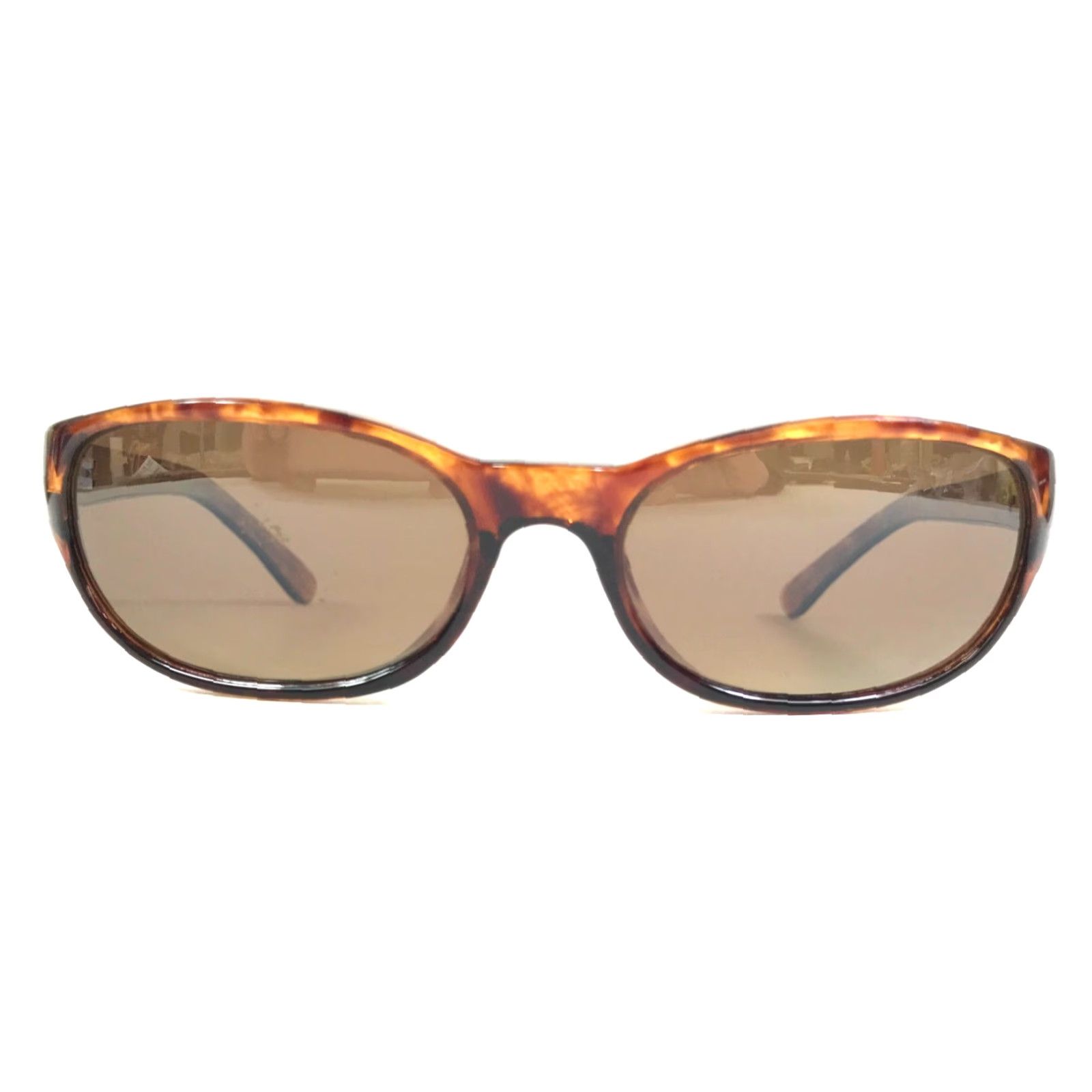 VINTAGE Maui Jim Sunglasses MJ136-10 Cyclone Wrap Unisex Adults Brown Tortoise Polarized UV400 Sunglasses