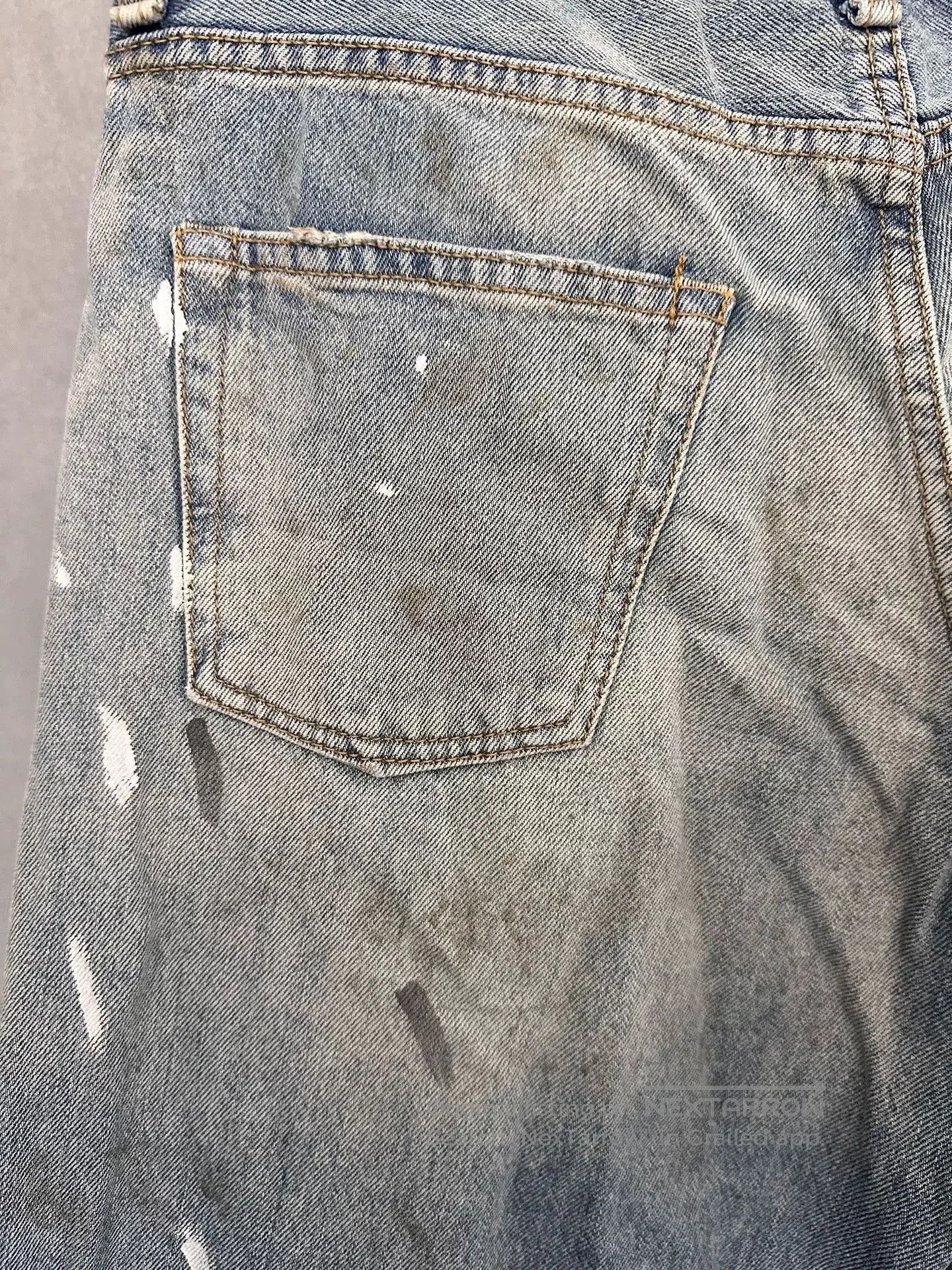Acne Studios Acne Studios Blue Wide. Size 33" - 6 Thumbnail