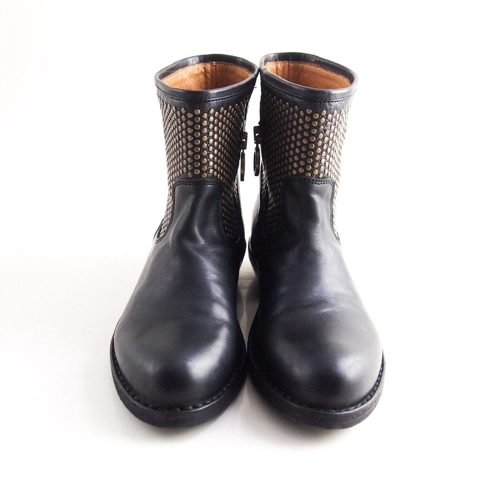Fiorentini + Baker Fiorentini + Baker Biker Black Leather Studded US 7 EU 37 Size US 7 / IT 37 - 4 Thumbnail