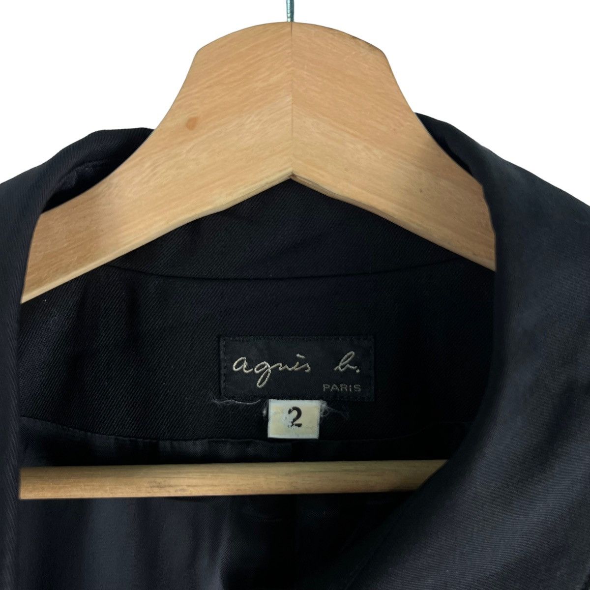 agnes b. 🔥RICH BLACK - FLY COATS LONG JACKET AGNES B. Size US M / EU 48-50 / 2 - 12 Thumbnail