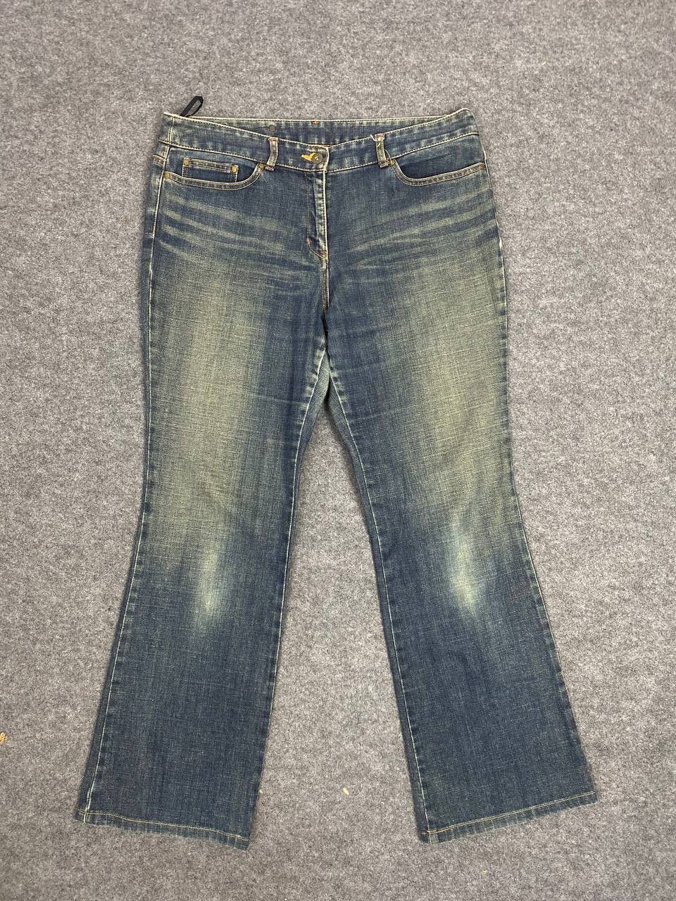 Japanese Brand vintage japanese brand bootcut flare denim nice design Size 36" / US 14 / IT 50 - 6 Thumbnail